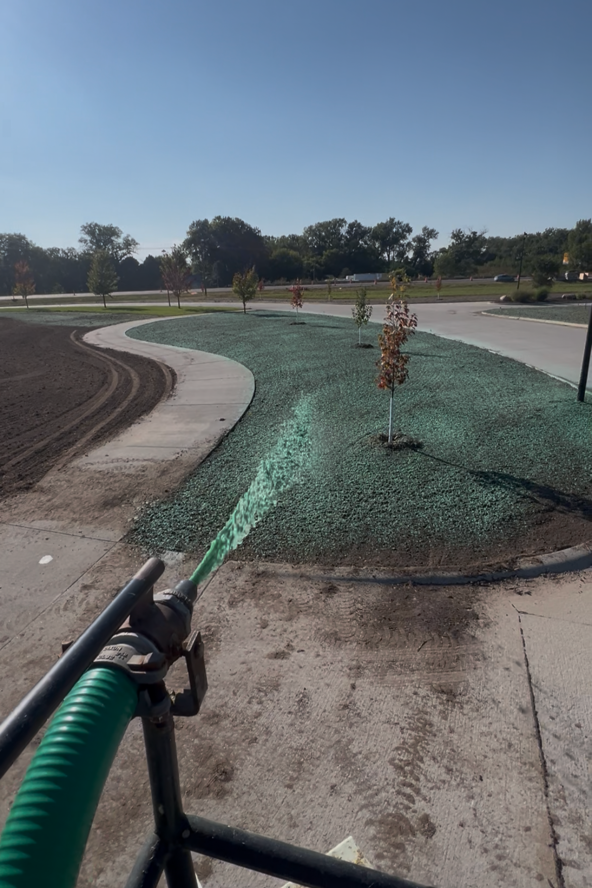 Hydroseeding Commercial project Norfolk NE