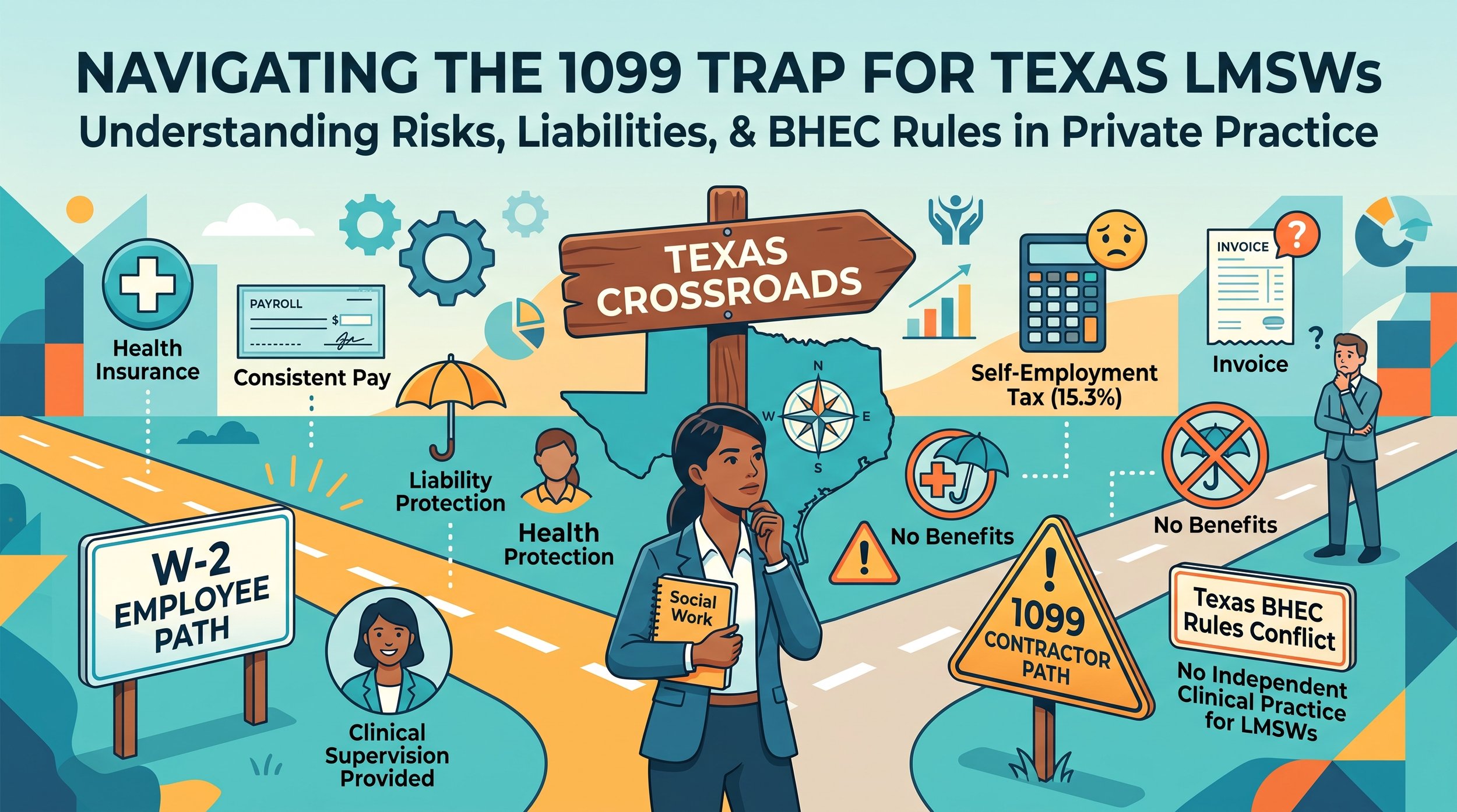 The 1099 Conversation: Exploring the Complexities for LMSWs in Private Practice