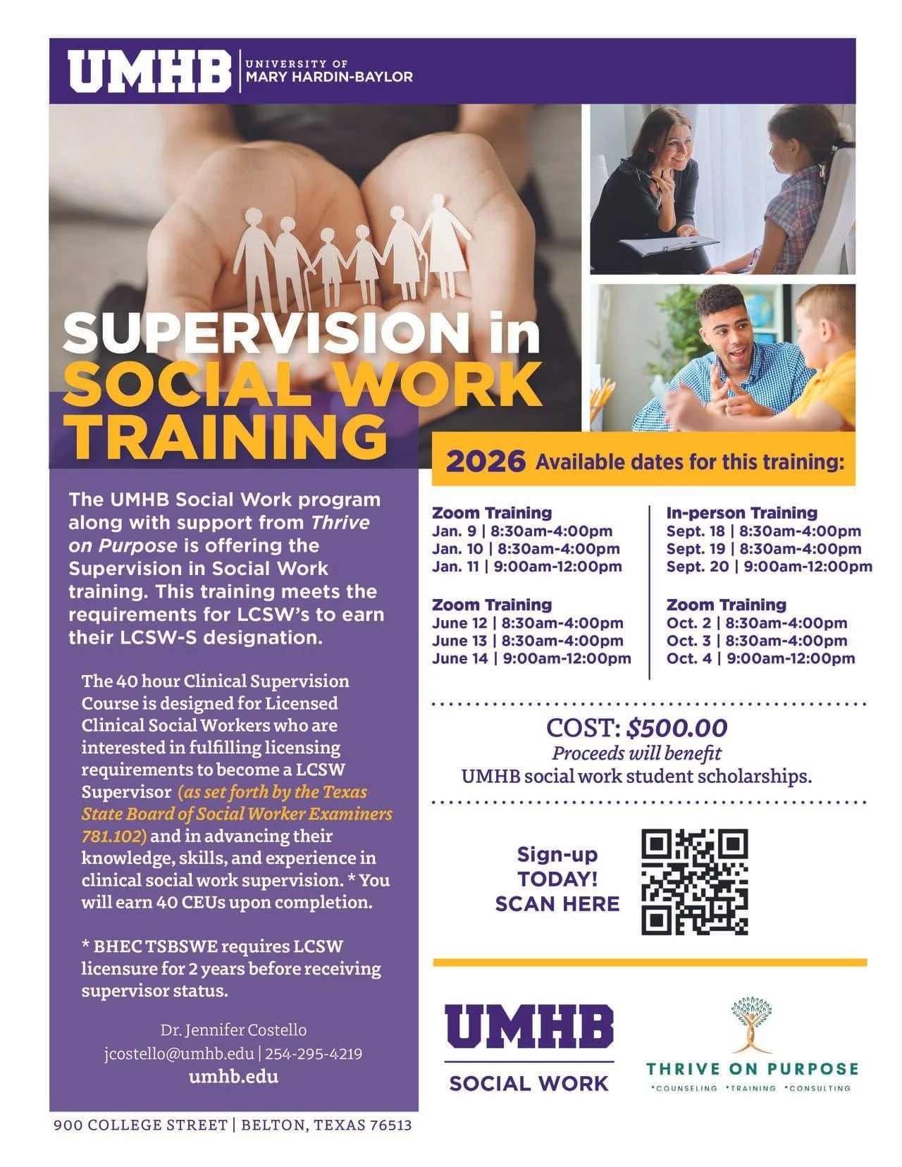 Texas LCSW Supervisor Training Dates