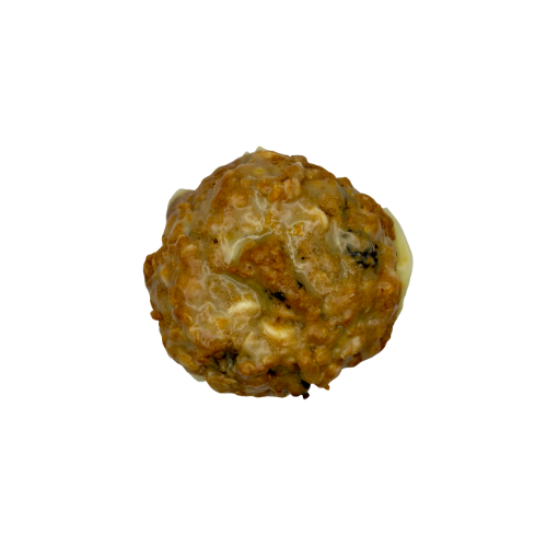 Orange glaze drizzled cookie