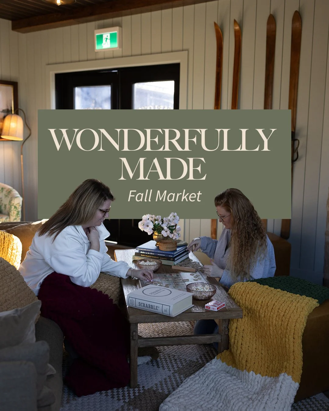 CALLING ALL COZY LOVERS IN KITCHENER! 🍂⁠
⁠
You&rsquo;ll find NICNAKKNITS at the Wonderfully Made Fall Market this Saturday from 10 am-3 pm at Steckle Heritage Farm🤍⁠
�We&rsquo;re bringing our newest blankets, signature colourblock &amp; solid style