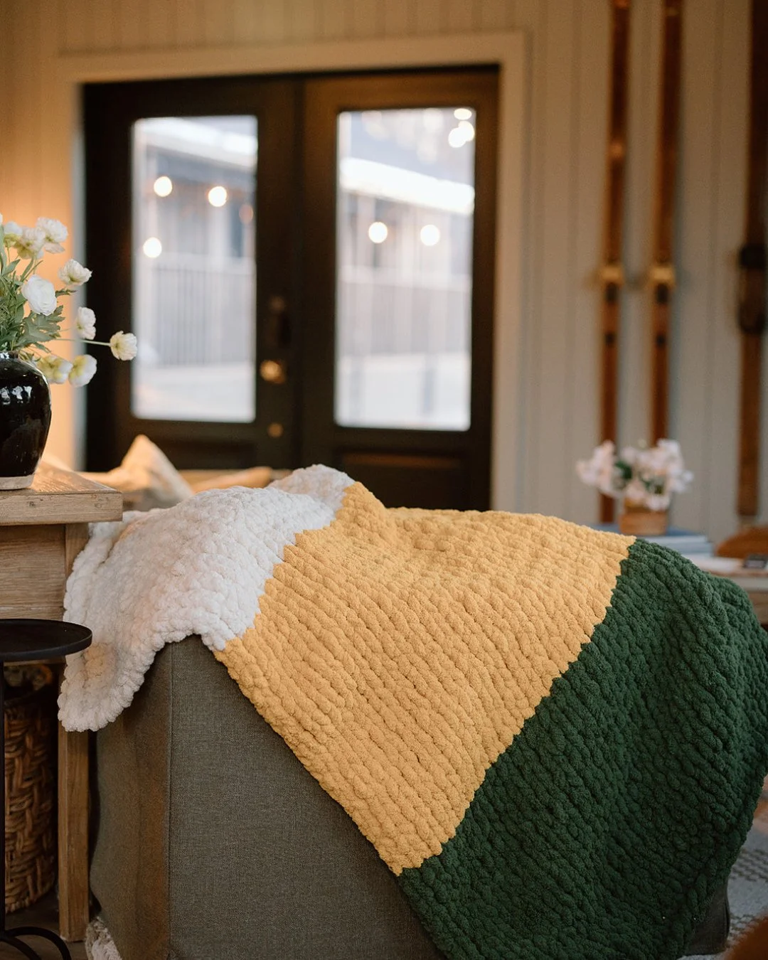 Meet The Tara ✍️✨⁠
⁠
Olive, honey and vintage tones come together in this new colourblock design, named after someone who is a piece of our story. ⁠
⁠
Tara has been part of Nicnakknits since 2023, when she designed our very first merch stickers, and 