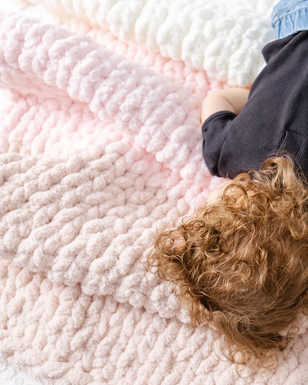 The best blankets aren't the ones that stay folded on a shelf, they're the ones that become part of childhood. 💛⁠
⁠
The ones that are dragged from room to room (🥹), used for movie nights, fort building, afternoon naps, and snuggly moments like thes