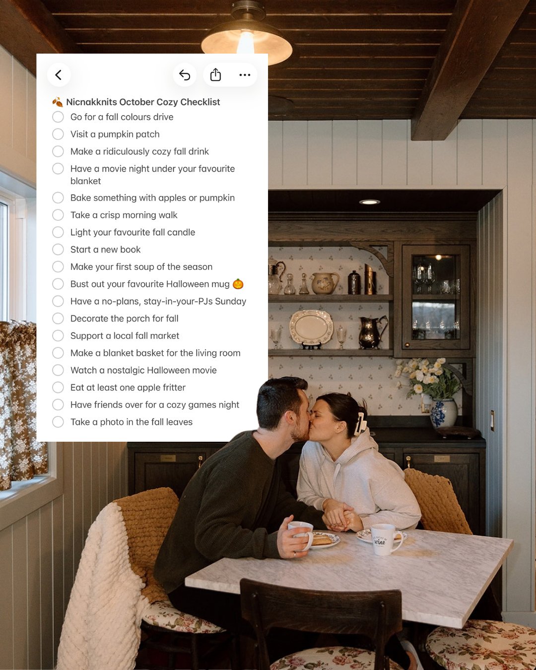 October plans: romanticize Fall. 🍂⁠
⁠
Pumpkin patches, fall drives, something warm in your favourite mug, fresh sheets, comfort food, movie nights and at least one day where leaving the couch is completely optional.⁠
⁠
We made your official October 