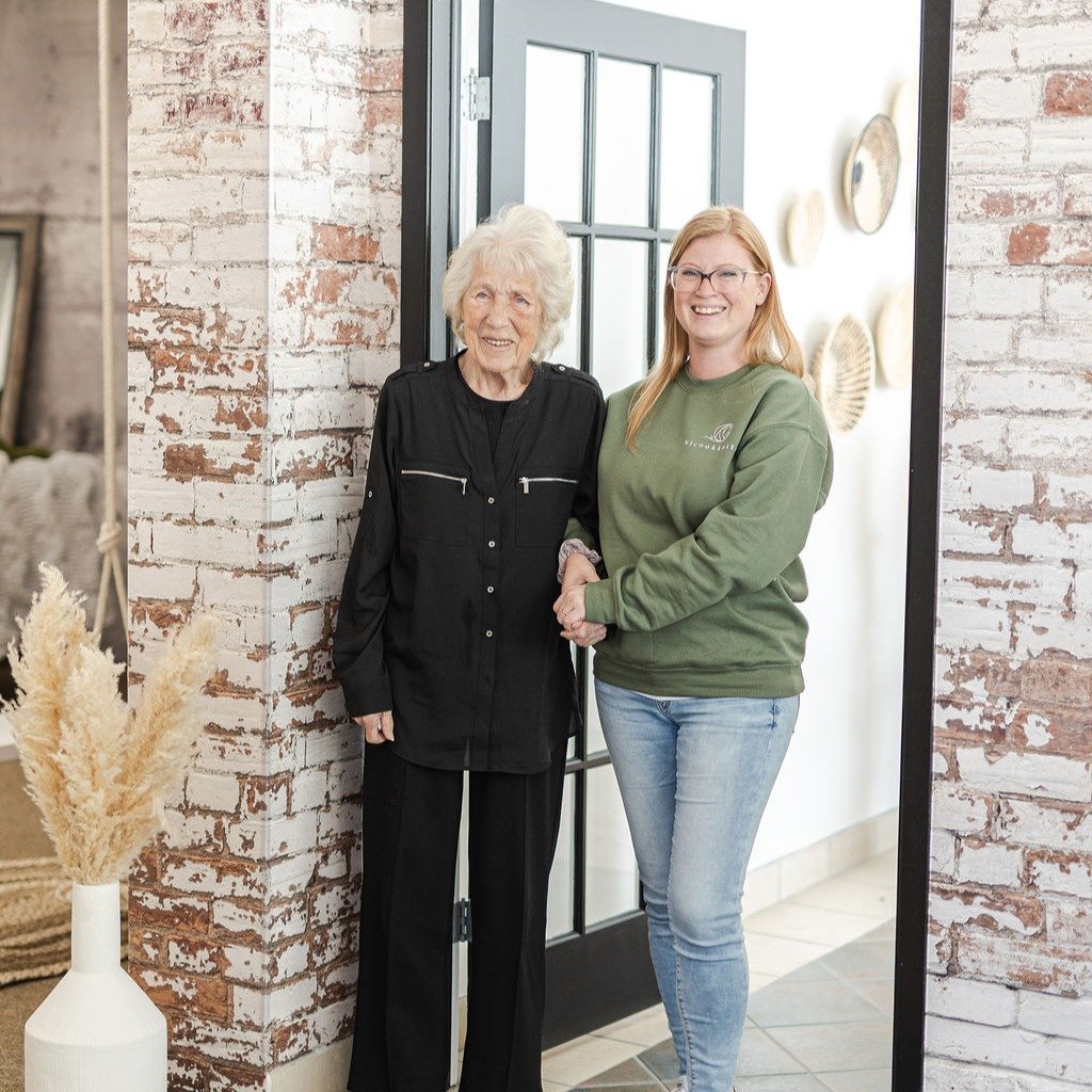 With broken hearts, we share the passing of my beloved nana, Eleanor, yesterday.

She taught me how to knit, giving me a gift that would become such a meaningful part of my life. As I built my business, she was always so proud of me. Having her love 