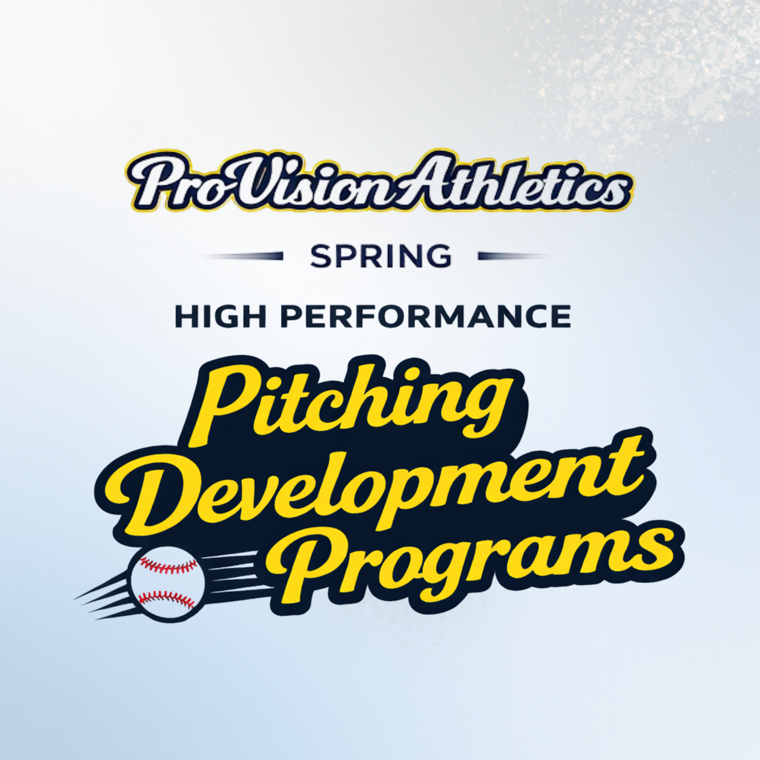 High Performance Pitching Development Baseball Program