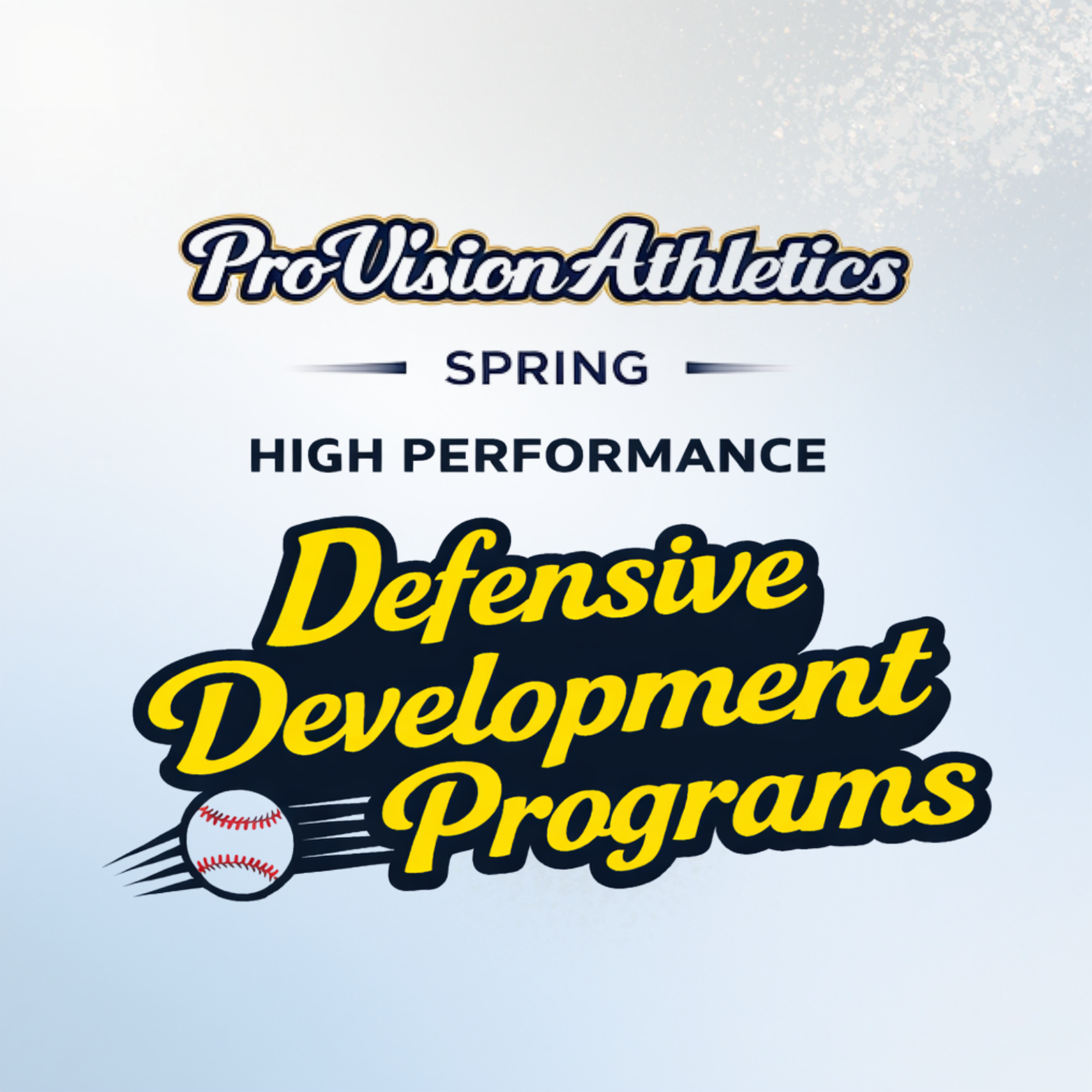 High Performance Defensive Skills Development Baseball Program