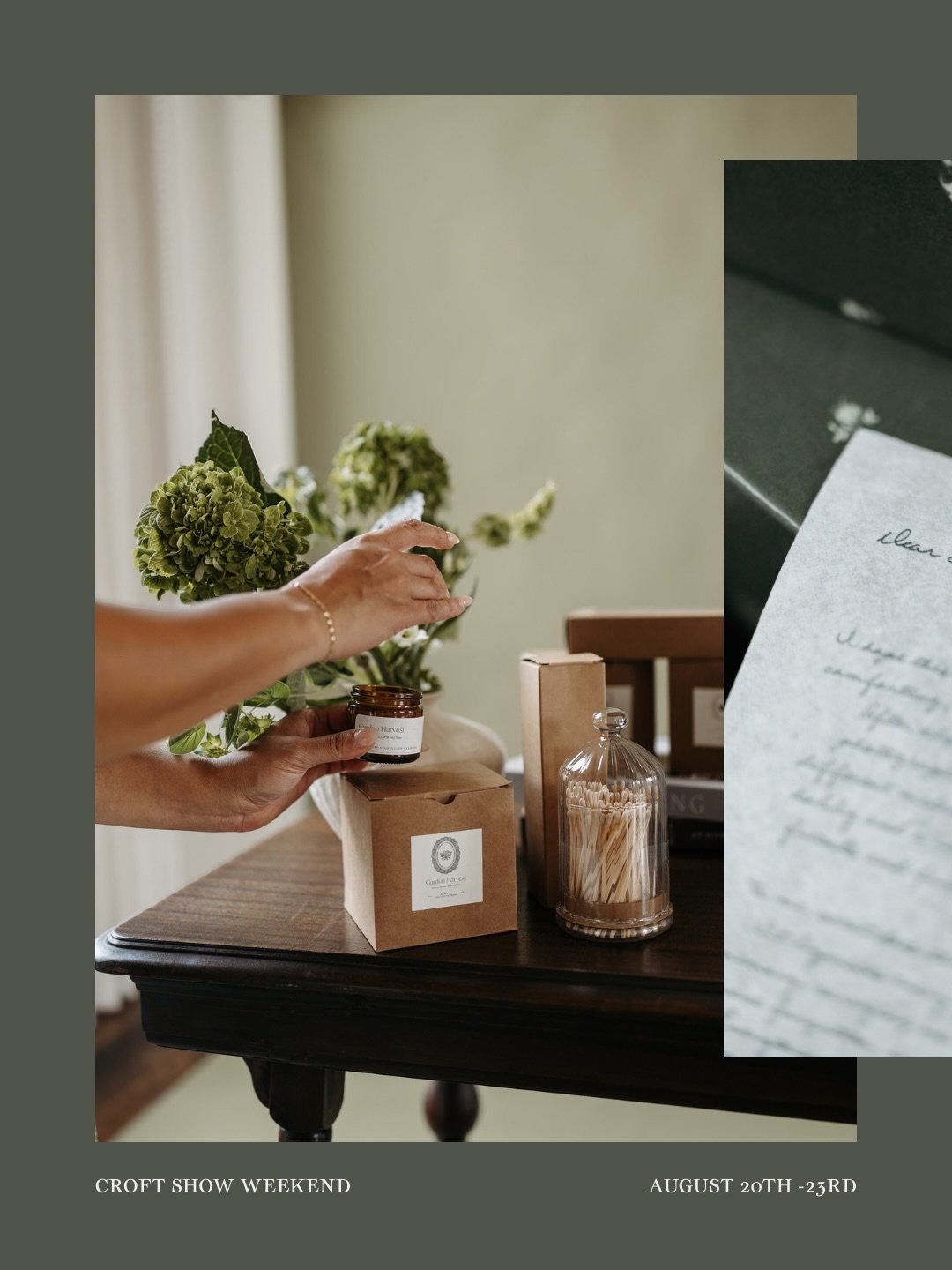 candle friends we have entered a strictly need to know basis&hellip;

two days left of the @thecroftshow and some inventory has already sold out or is running low. Not to create panic 🥴 but it&rsquo;s feeling like today is going to be the biggest da