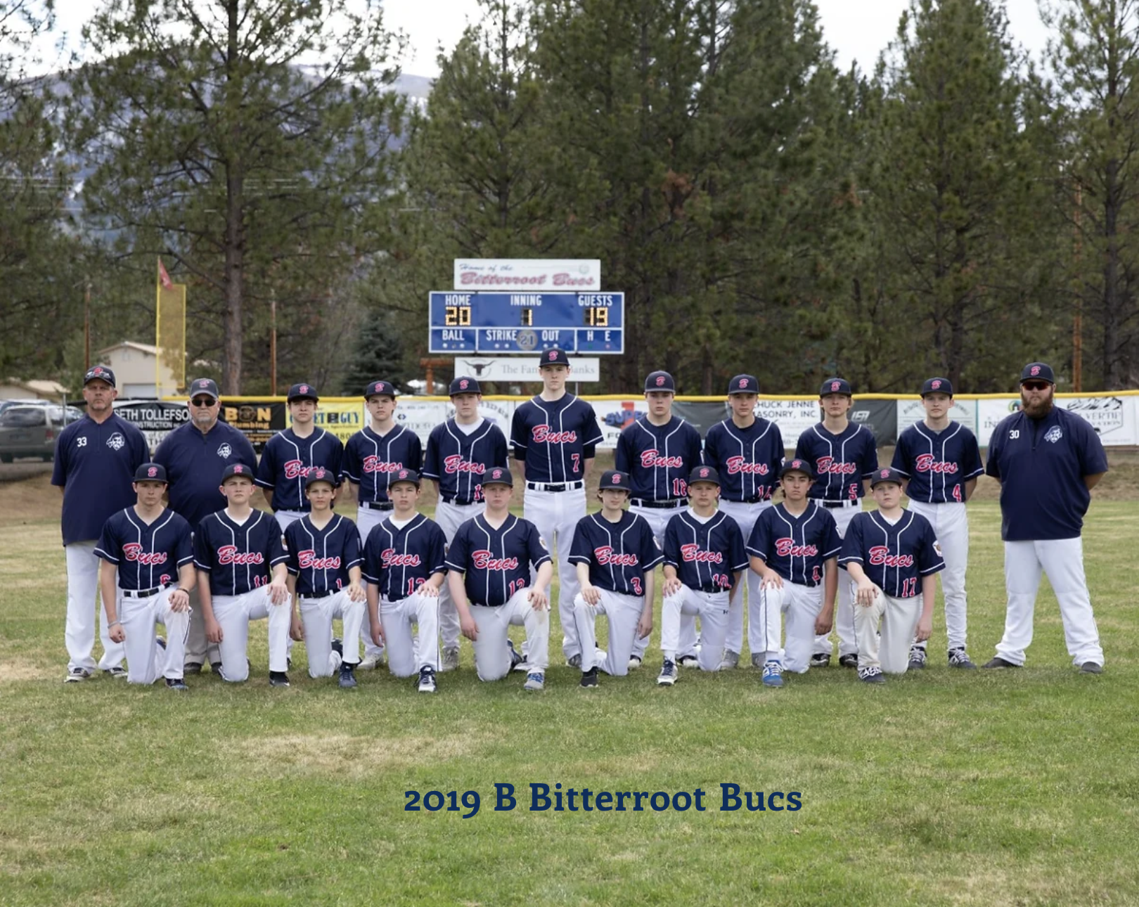 2019 Bitterroot Bucs B Team
