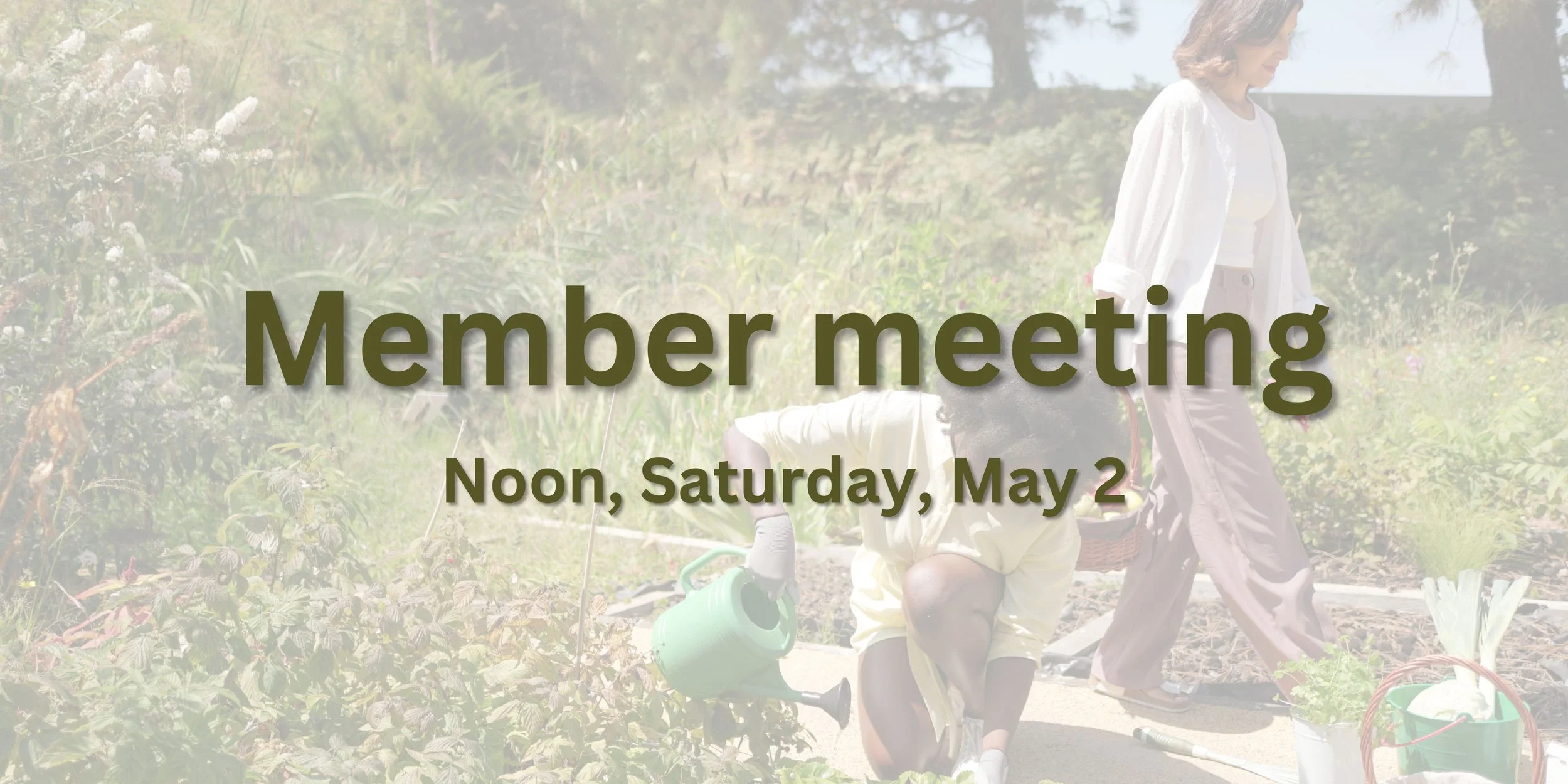 Member meeting to kick off the 2026 growing season!