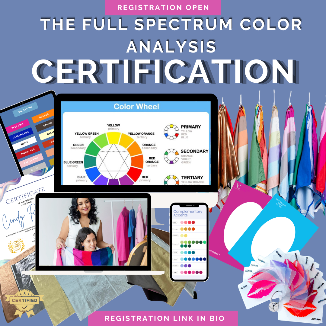 Color Analysis Certification (Materials Included)