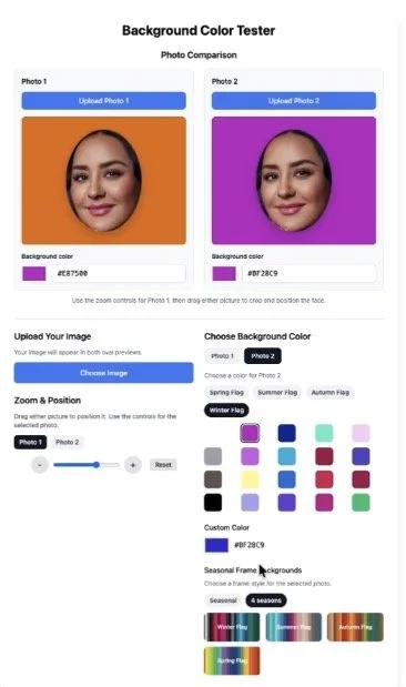 COLOR ANALYSIS VIRTUAL TOOL