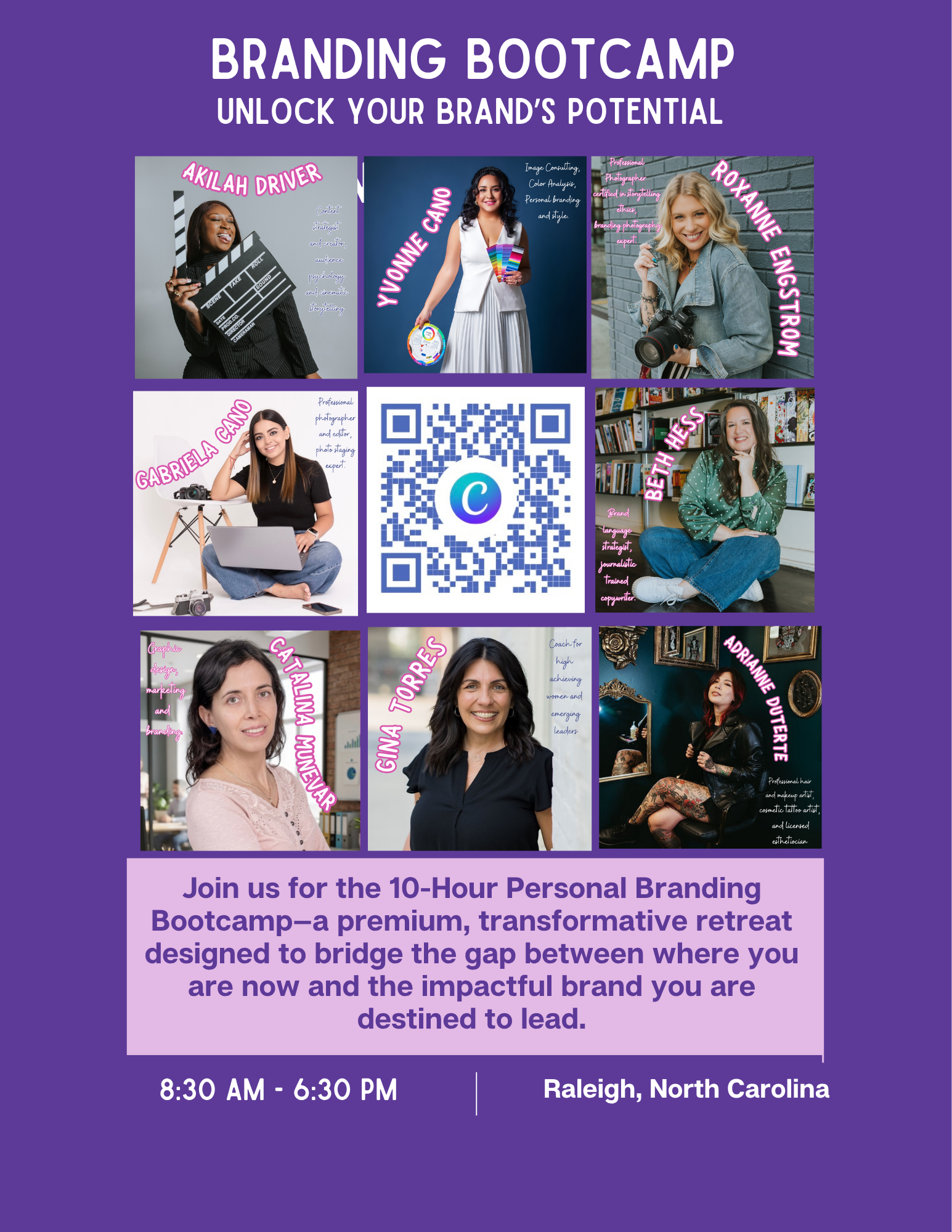 Flyer Día de la Mujer Creativo Morado.png