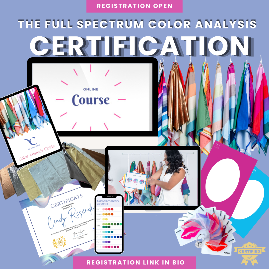 Color Analysis Certification (Materials Included)