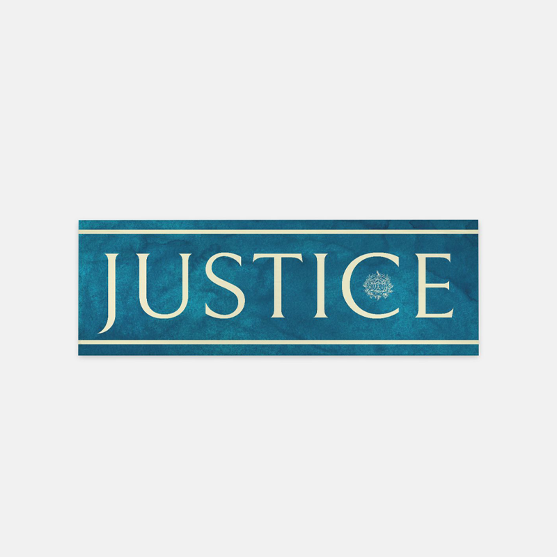 Justice Scarf ⬩ Sapphire