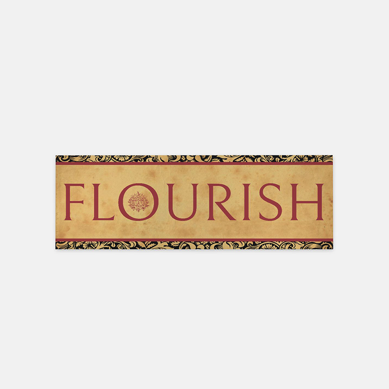 Flourish Scarf ⬩ Camel