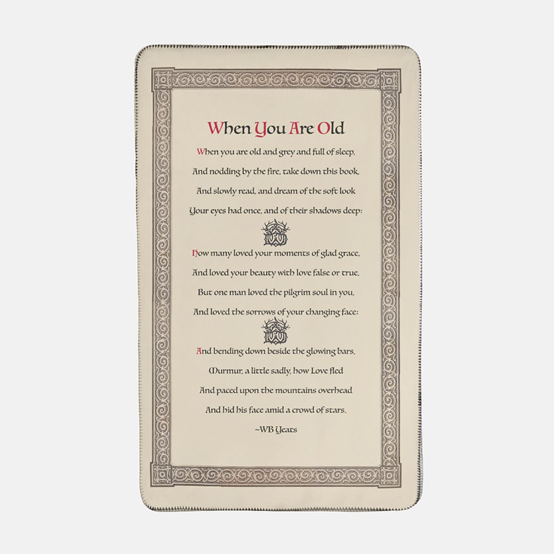 When You Are Old Blanket
