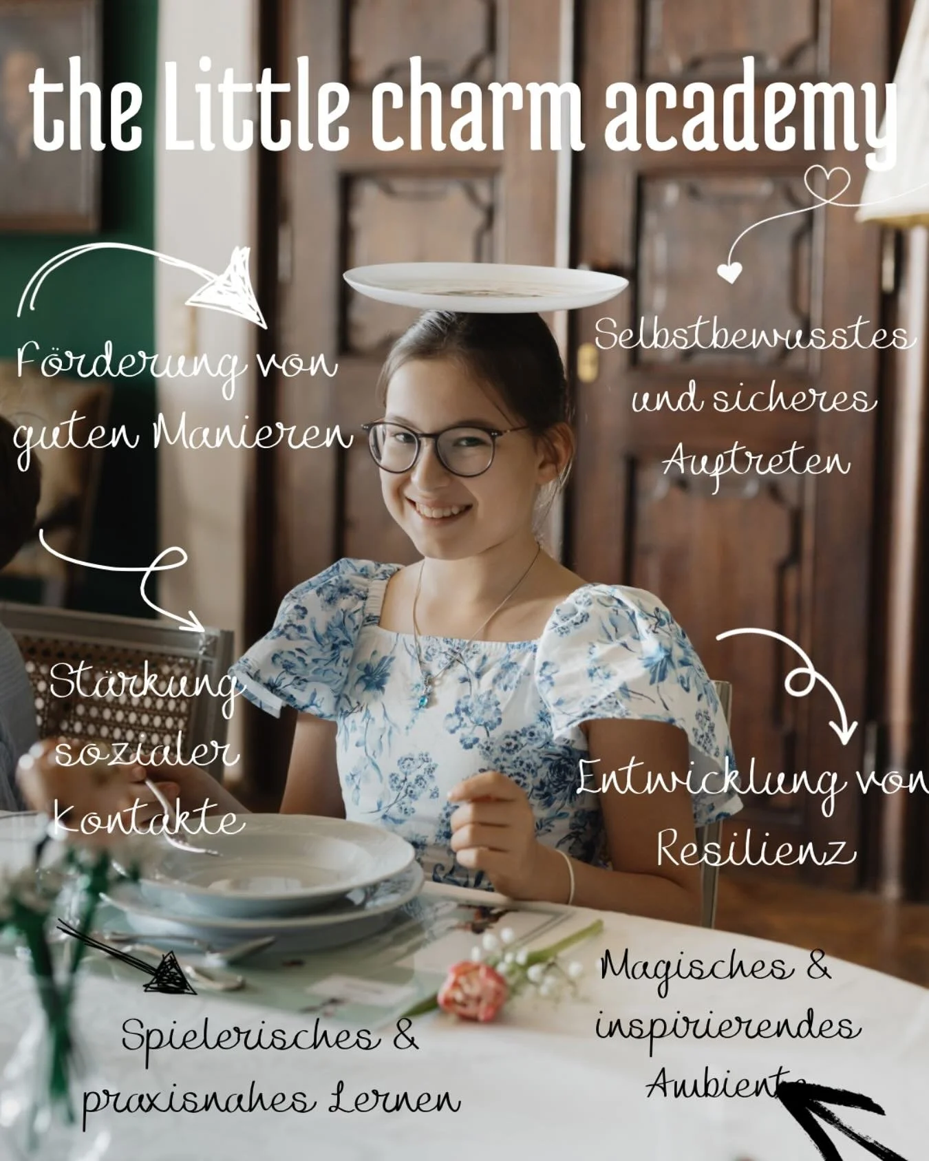 🌟 Warum die Little Charm Academy die perfekte Wahl f&uuml;r dein Kind ist ✨🏰

👑 1. F&ouml;rderung von guten Manieren
Kinder lernen grundlegende H&ouml;flichkeitsregeln, Tischmanieren und respektvolles Verhalten &ndash; F&auml;higkeiten, die ihnen 