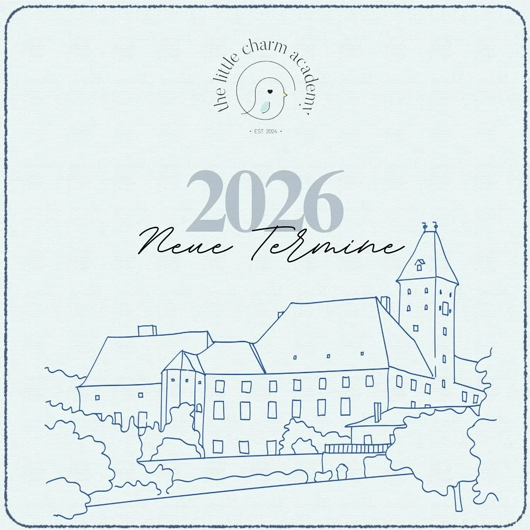 ✨ Neue Termine 2026 &ndash; jetzt entdecken! ✨
Ein neues Jahr, neue Chancen f&uuml;r um die gro&szlig;e Wirkung hinter dem gutem Benehmen zu entdecken. 💫
In der Little Charm Academy &ouml;ffnen sich wieder die Schlosstore f&uuml;r unsere beliebten K