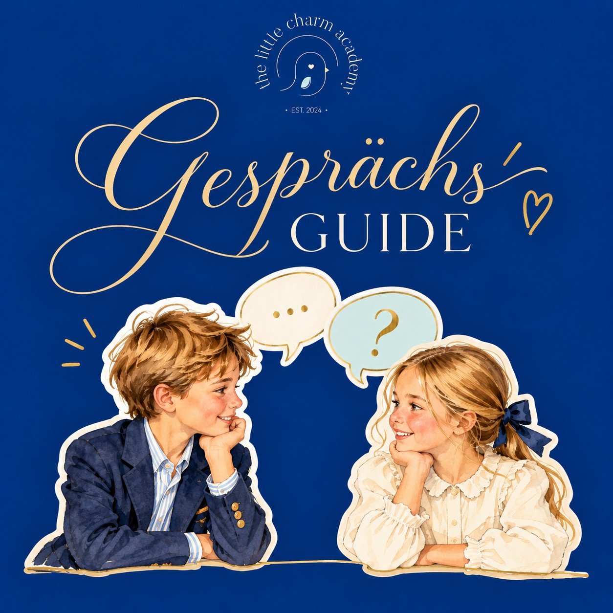 ✳ Wie beginnt man ein Gespr&auml;ch?
✳ Was sagt man besser nicht?
✳ Und wie beendet man es h&ouml;flich?

Genau darum geht es im Little Charm Gespr&auml;chs-Guide. Kurz, verst&auml;ndlich und direkt im Alltag umsetzbar.

GESPR&Auml;CH kommentieren un