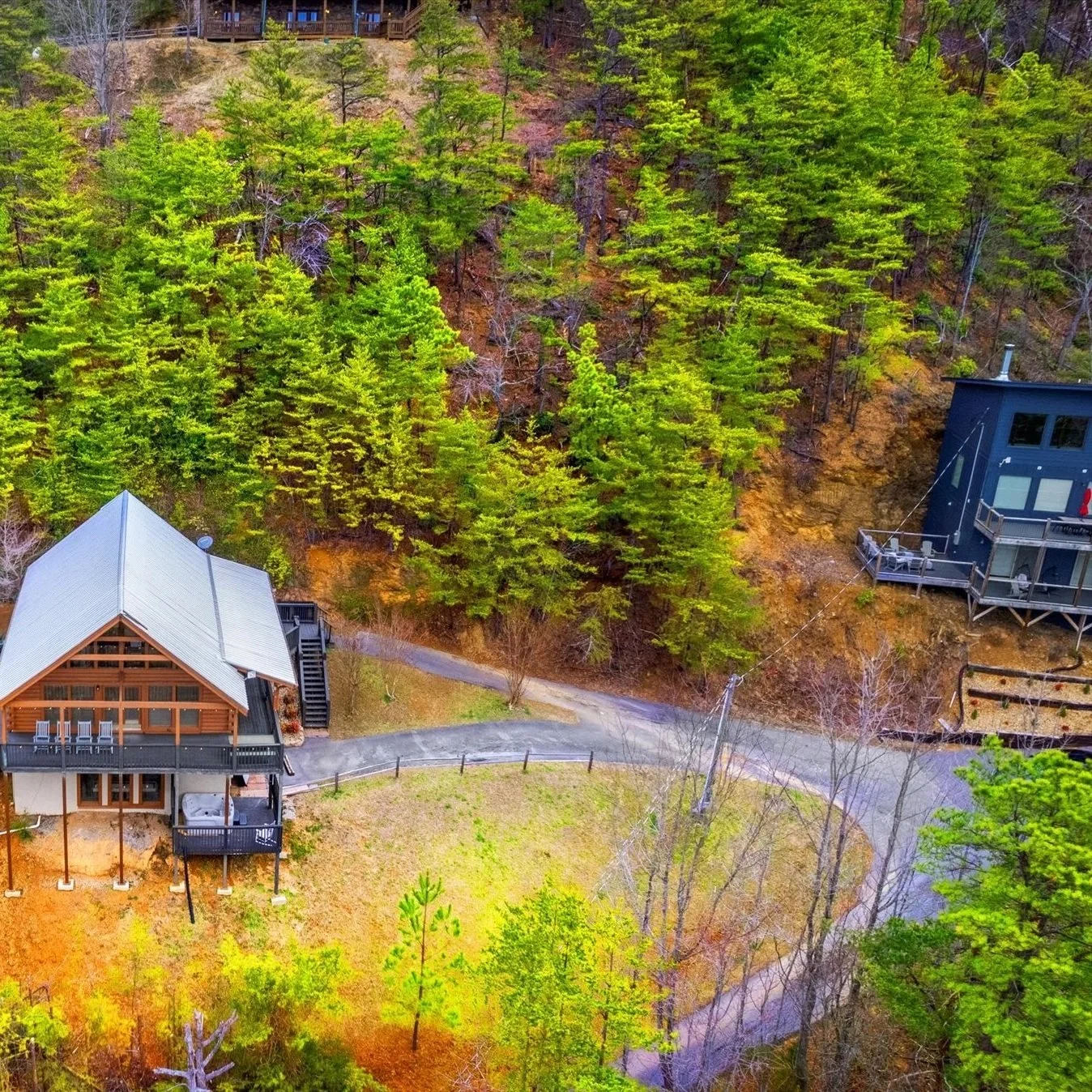 Valley View and Modern Overlook Cabins