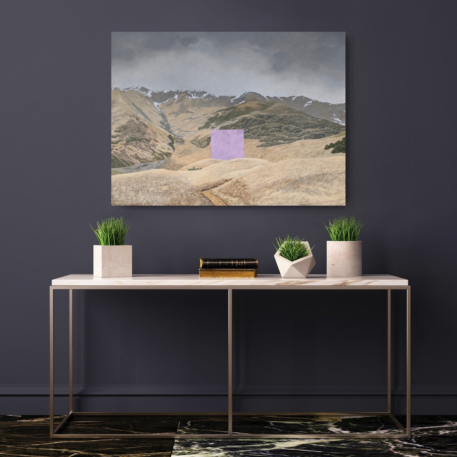 Landscape painting for interior design/decor.