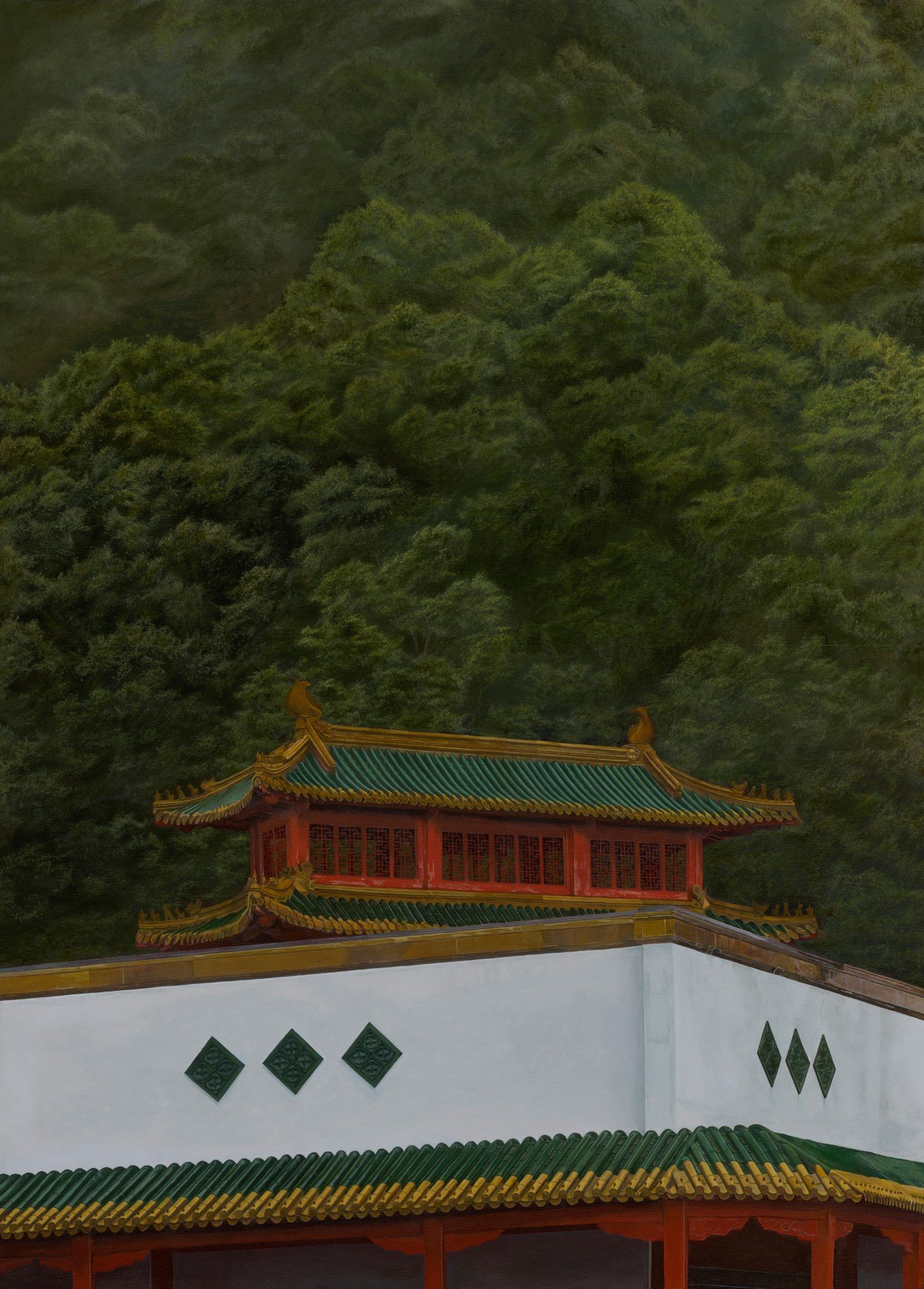 REMEMBERING THE GREEN DIAMONDS
72x52 IN.