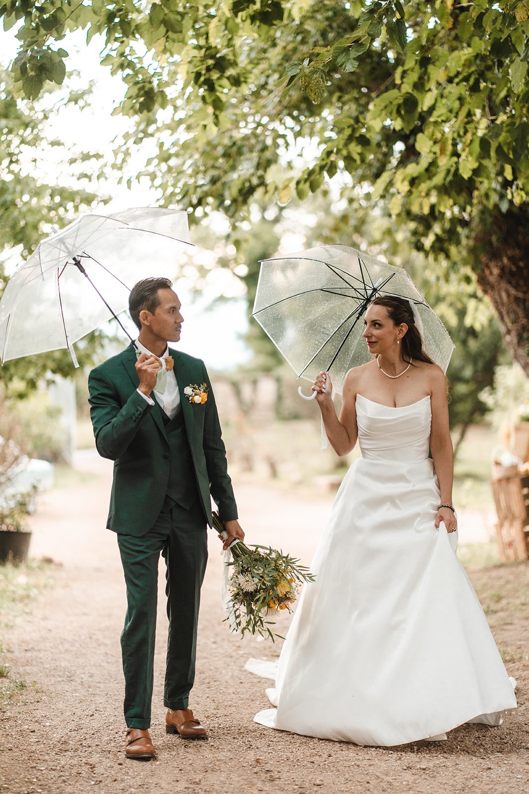 mariés drôme fleurs