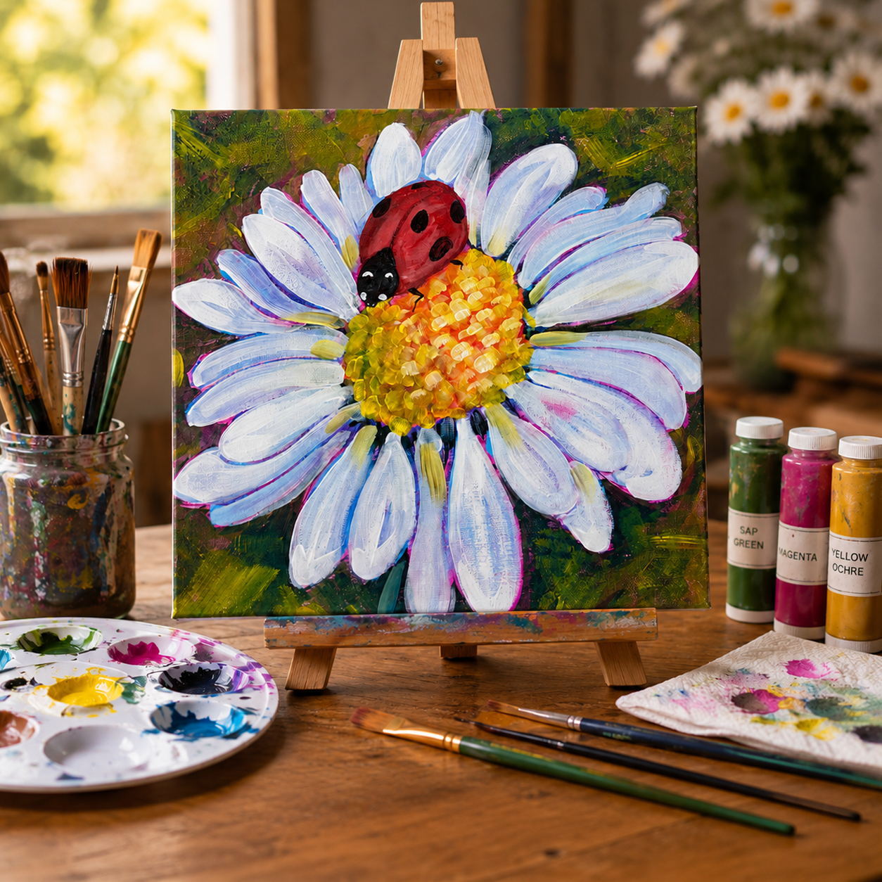Sip, Paint &amp; Bloom