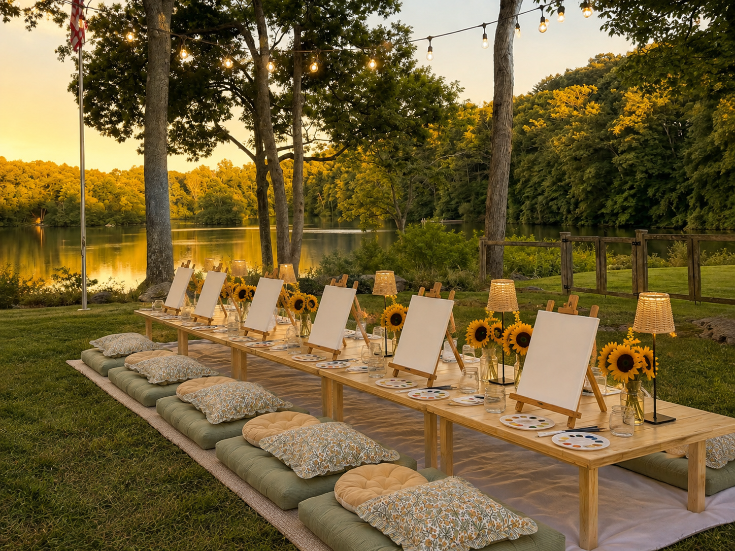 Private Picnic Style Paint & Sip