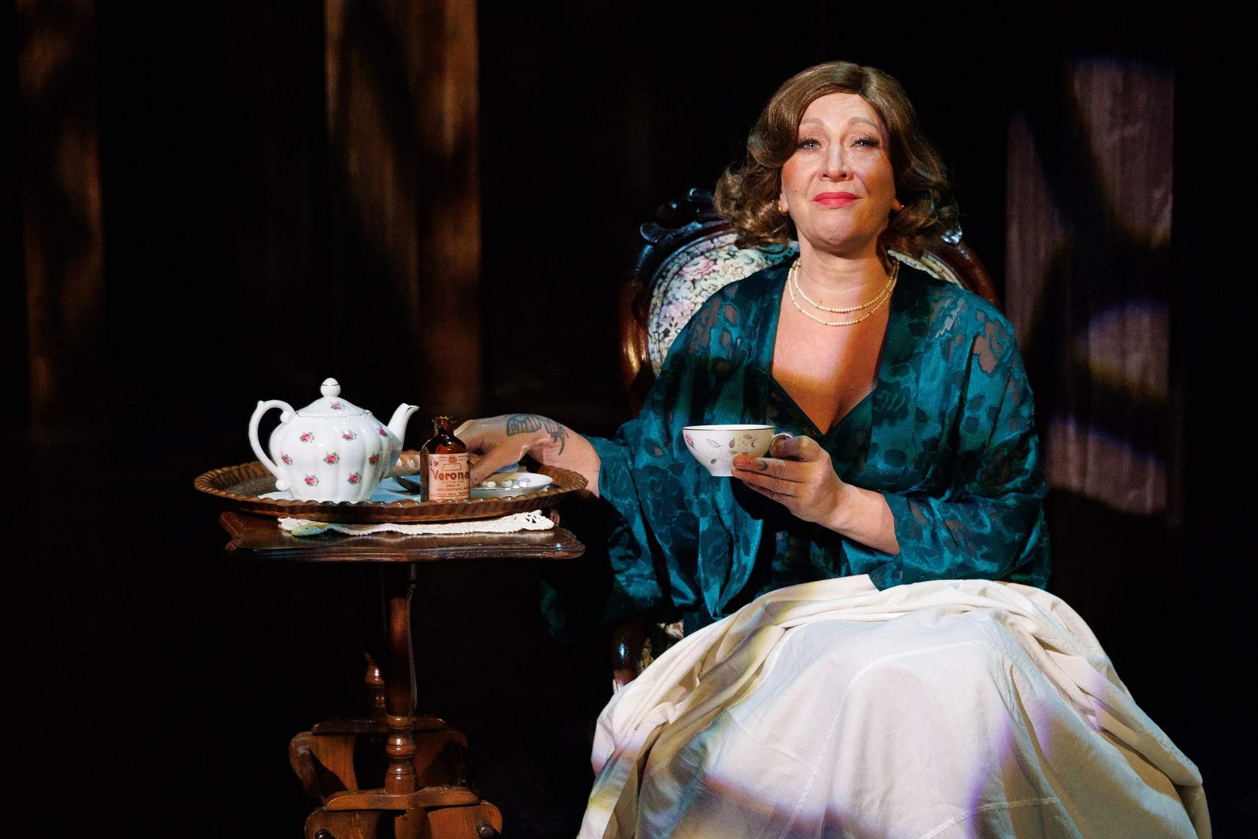 Poirot: The Murder of Roger Ackroyd at Lakewood Theatre Company, dir. David Sikking