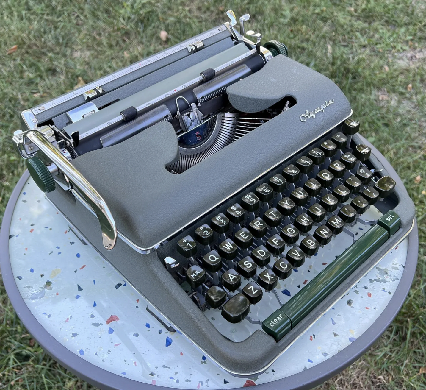 1960 Cursive Olympia typewriter