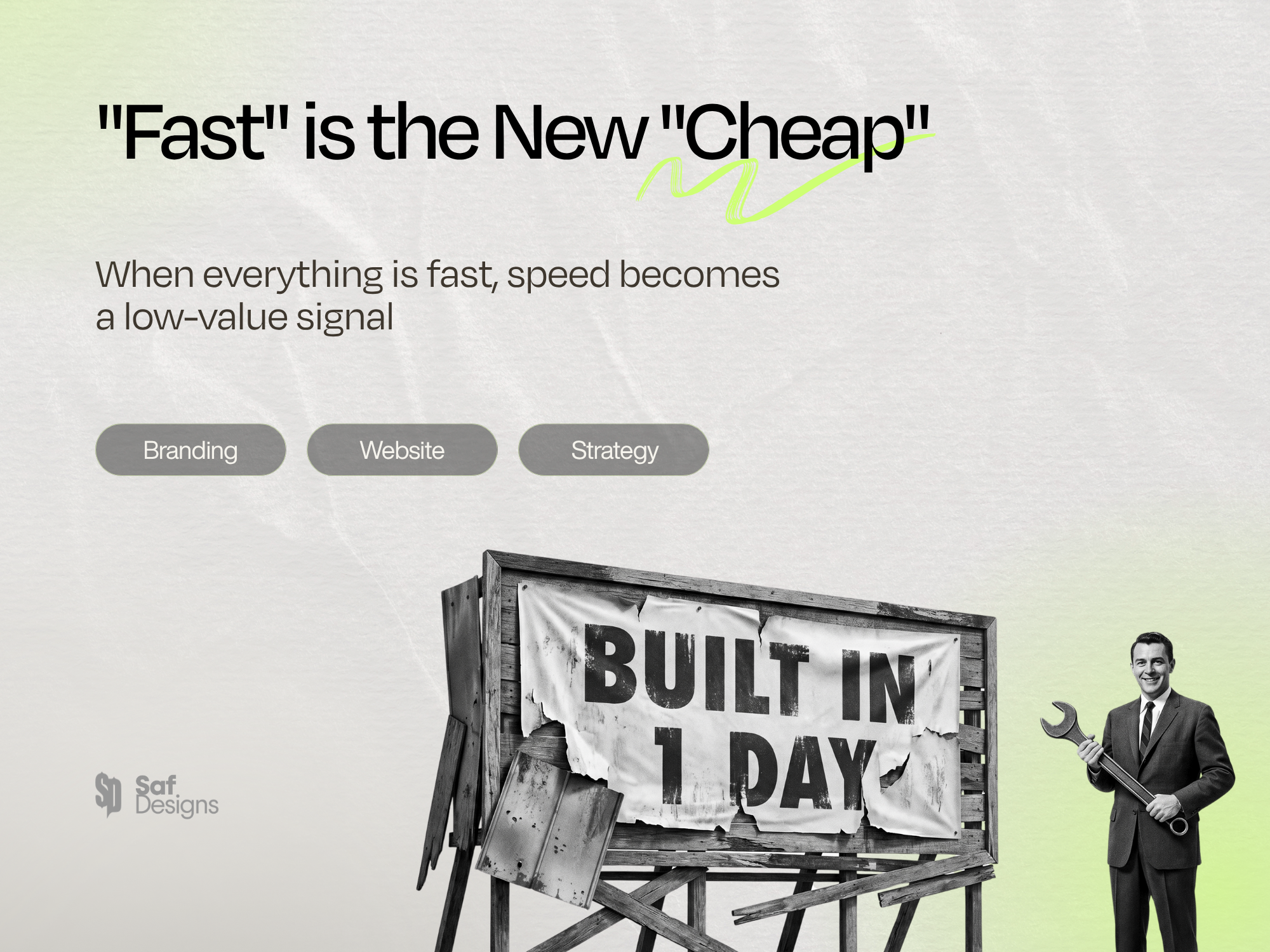 The Speed Trap: Why "Fast" Branding is Costing You Premium Clients