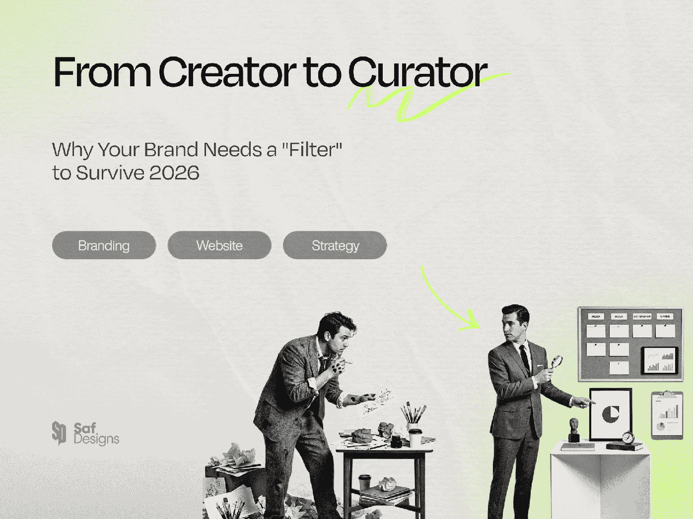From Creator to Curator: Why Your Brand Needs a "Filter" to Survive 2026