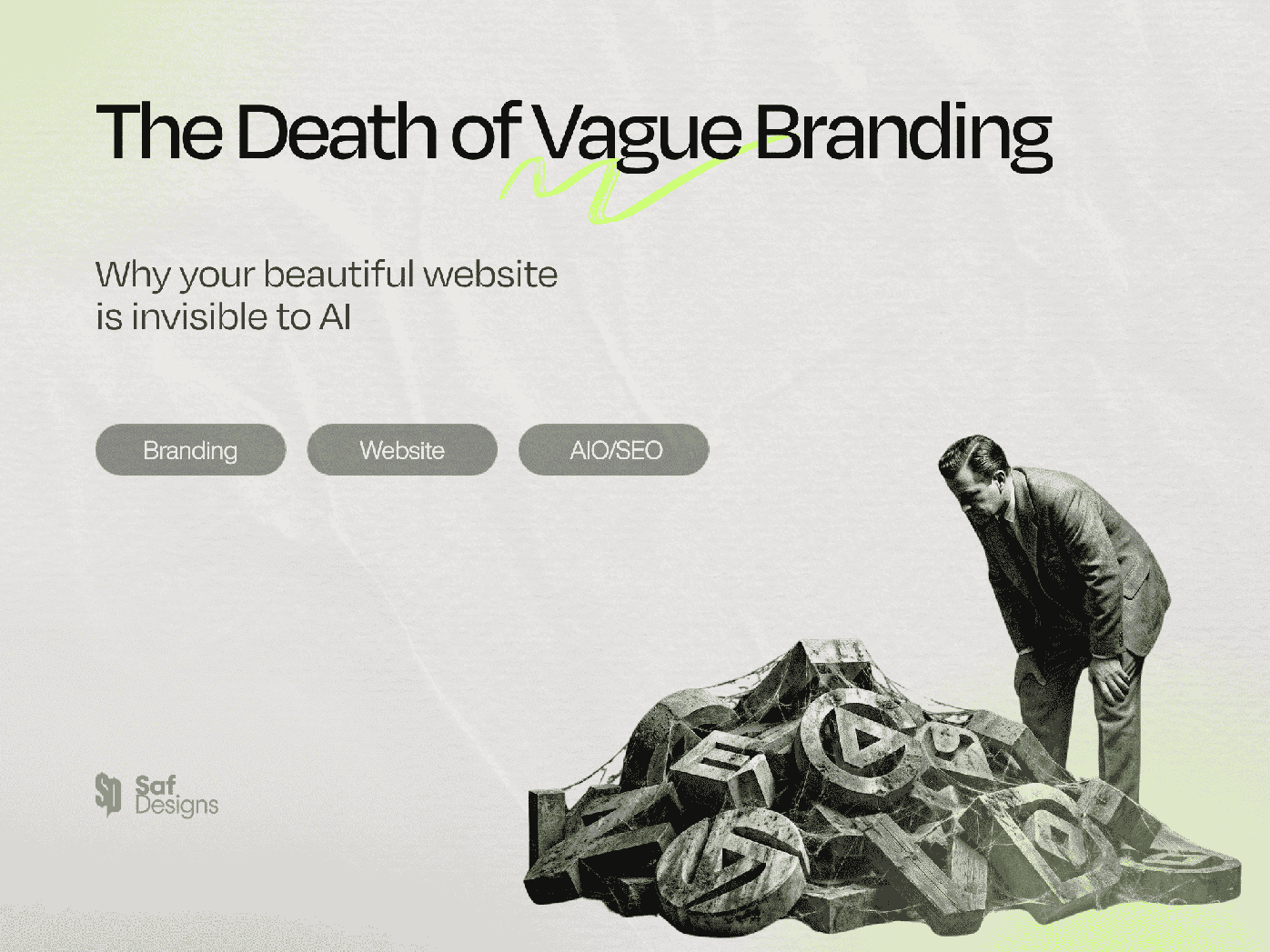 The Death of Vague Branding: Why Your Beautiful Website is Invisible to AI