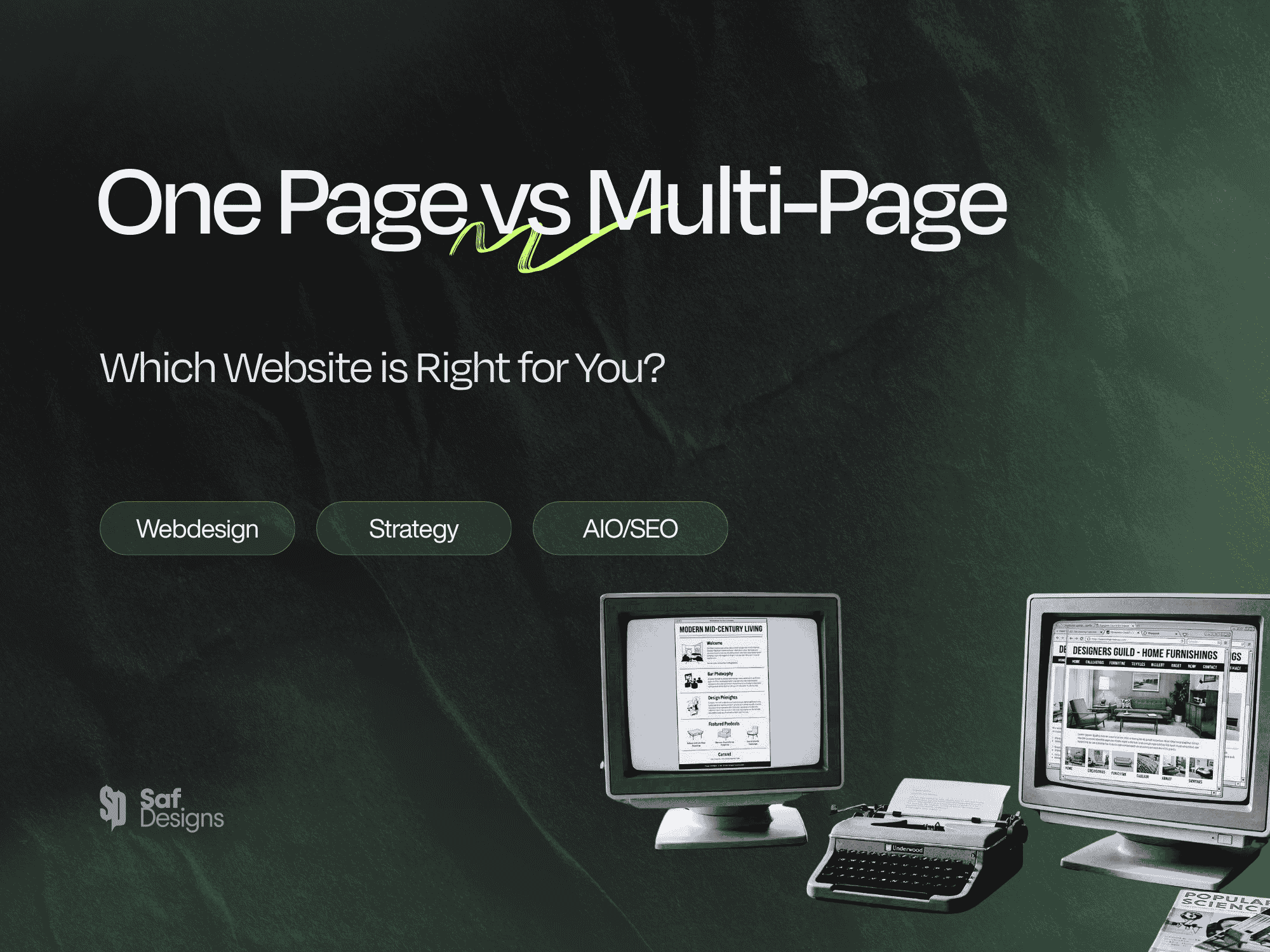 One Page vs Multi-Page: Which Website is Right for You?