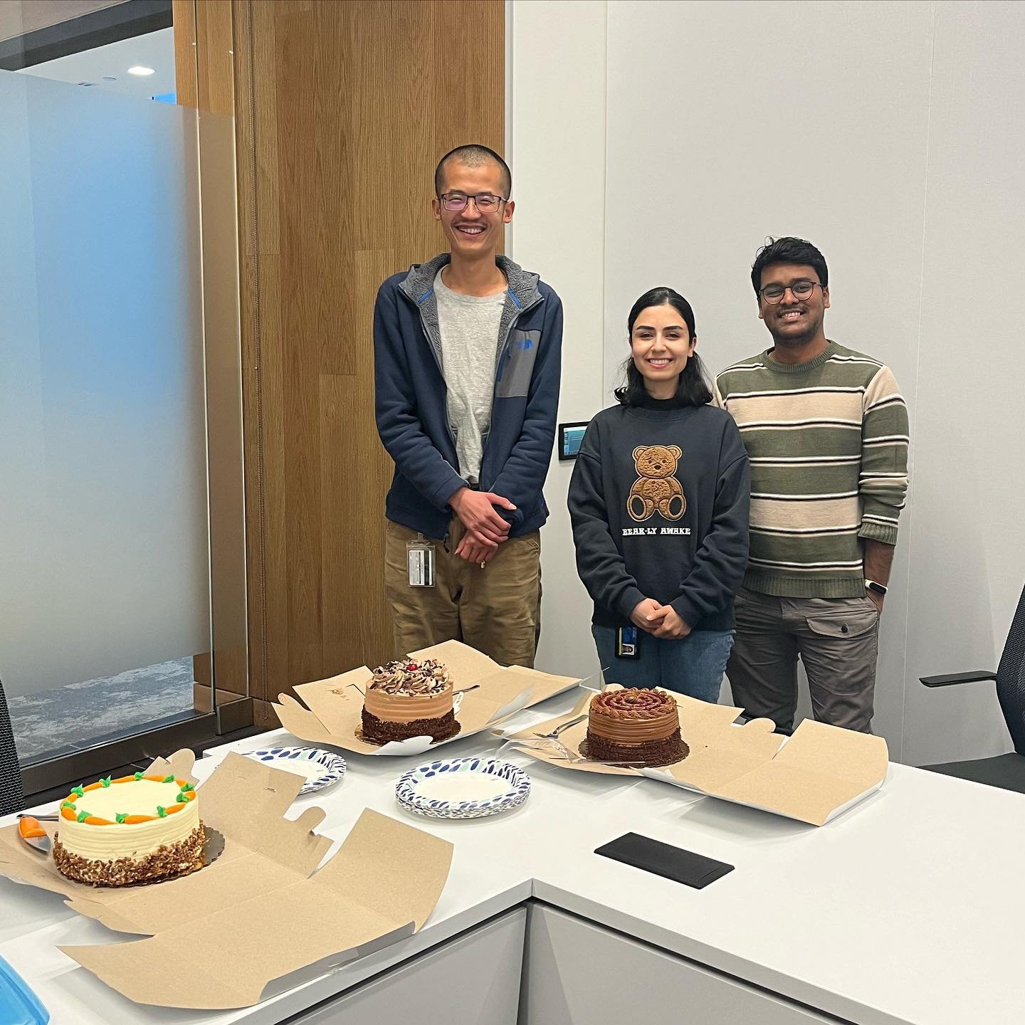 Happy birthday to Bill, Bahar, and Omkar! 🎉🥳