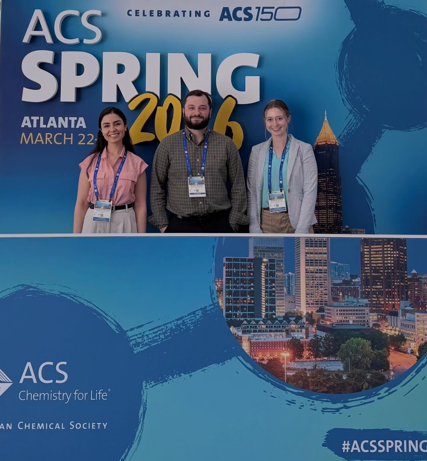 Last week Bahar, Mike, and Margaux presented at the American Chemical Society Spring Conference!! Nice job everyone!! 🧪🧫
