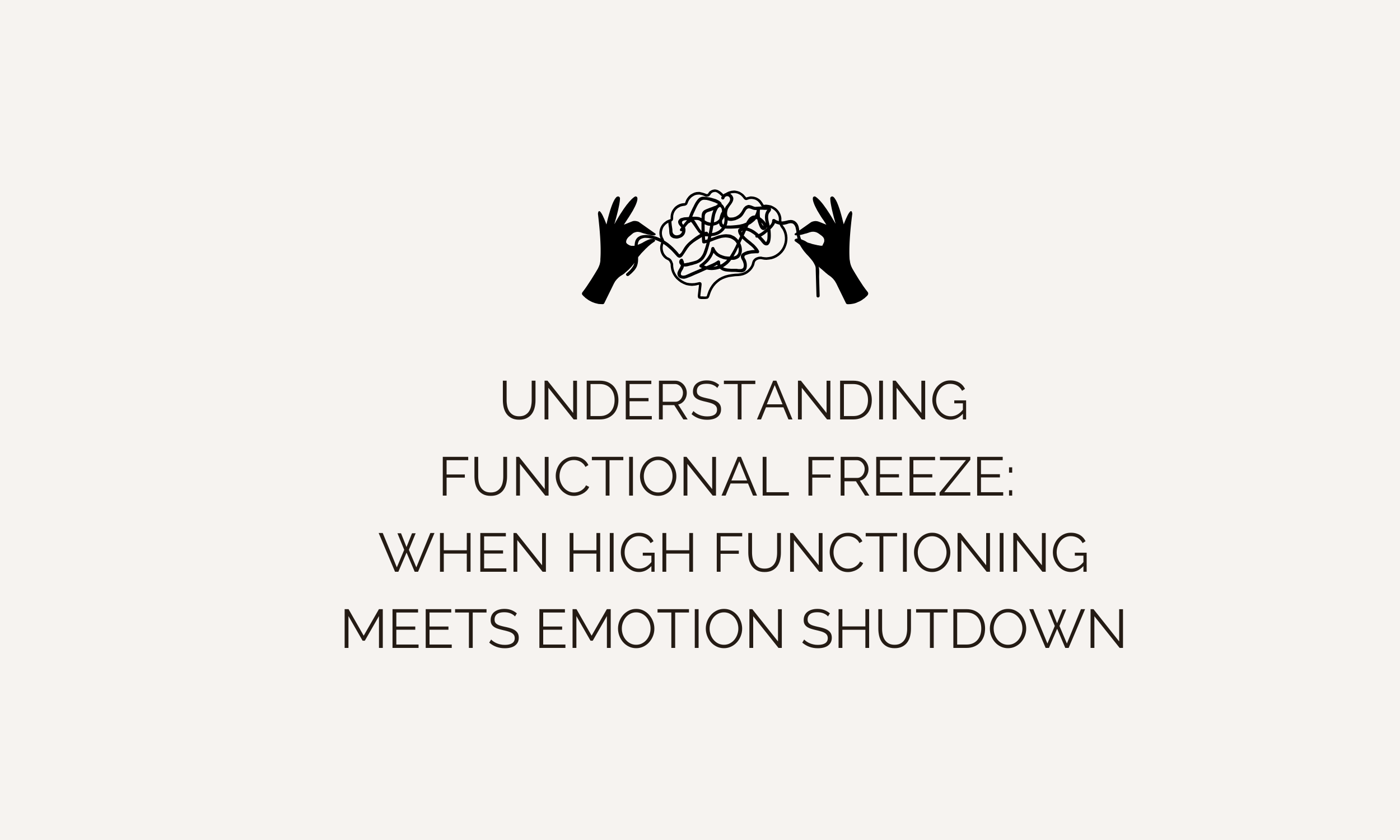 Understanding Functional Freeze: When High Functioning Meets Emotional Shutdown