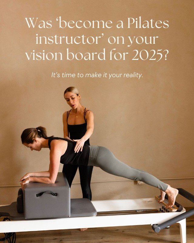 If becoming a Pilates instructor was on your vision board this year, it's officially time to make it a reality. ✨

We&rsquo;re bringing in the incredible Maria Barclet from @humanimoves this August for in-person Mat + Reformer Pilates certification r