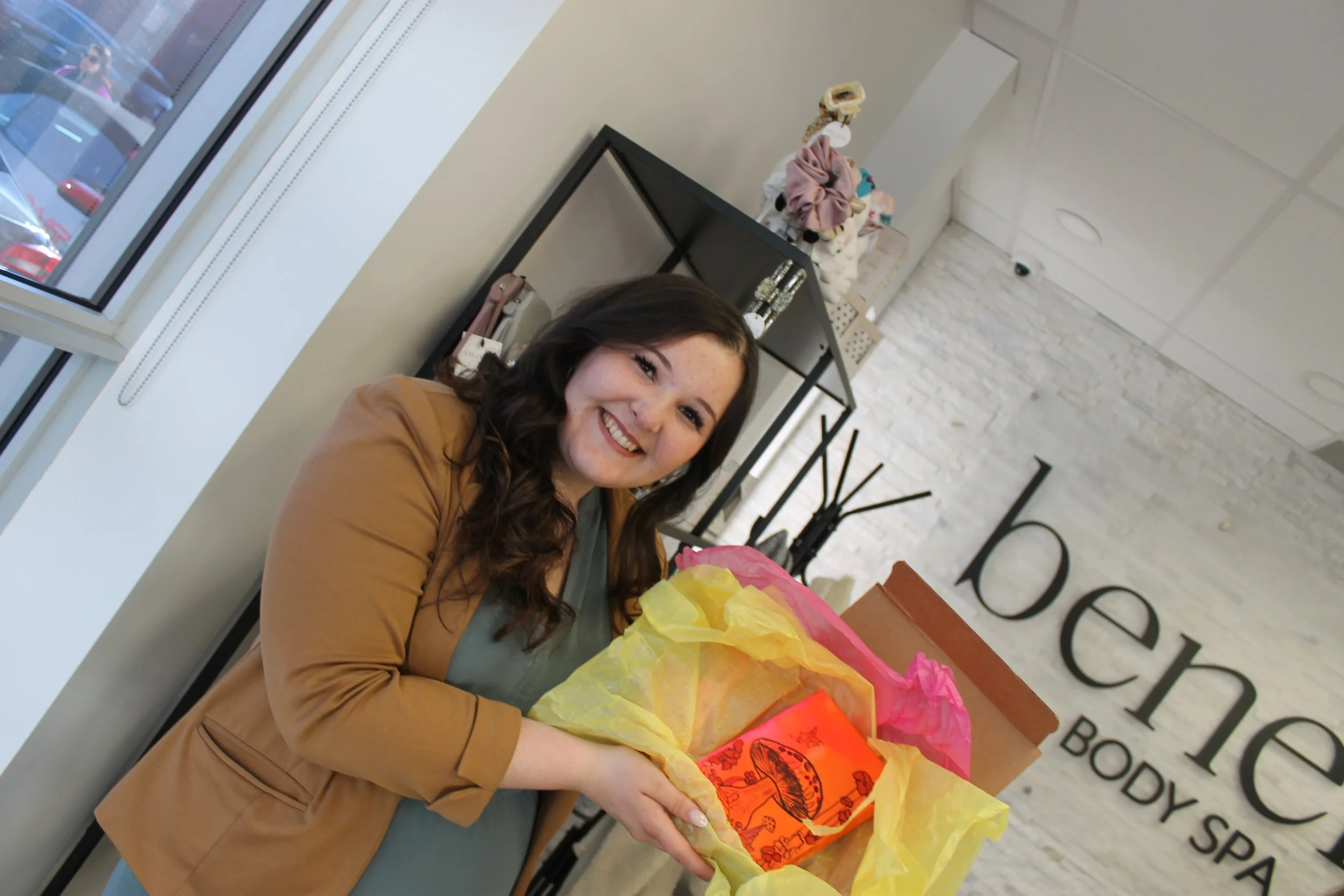 A gift from local Artist, Sheila McPhee as appreciation for helping her with her marketing strategy