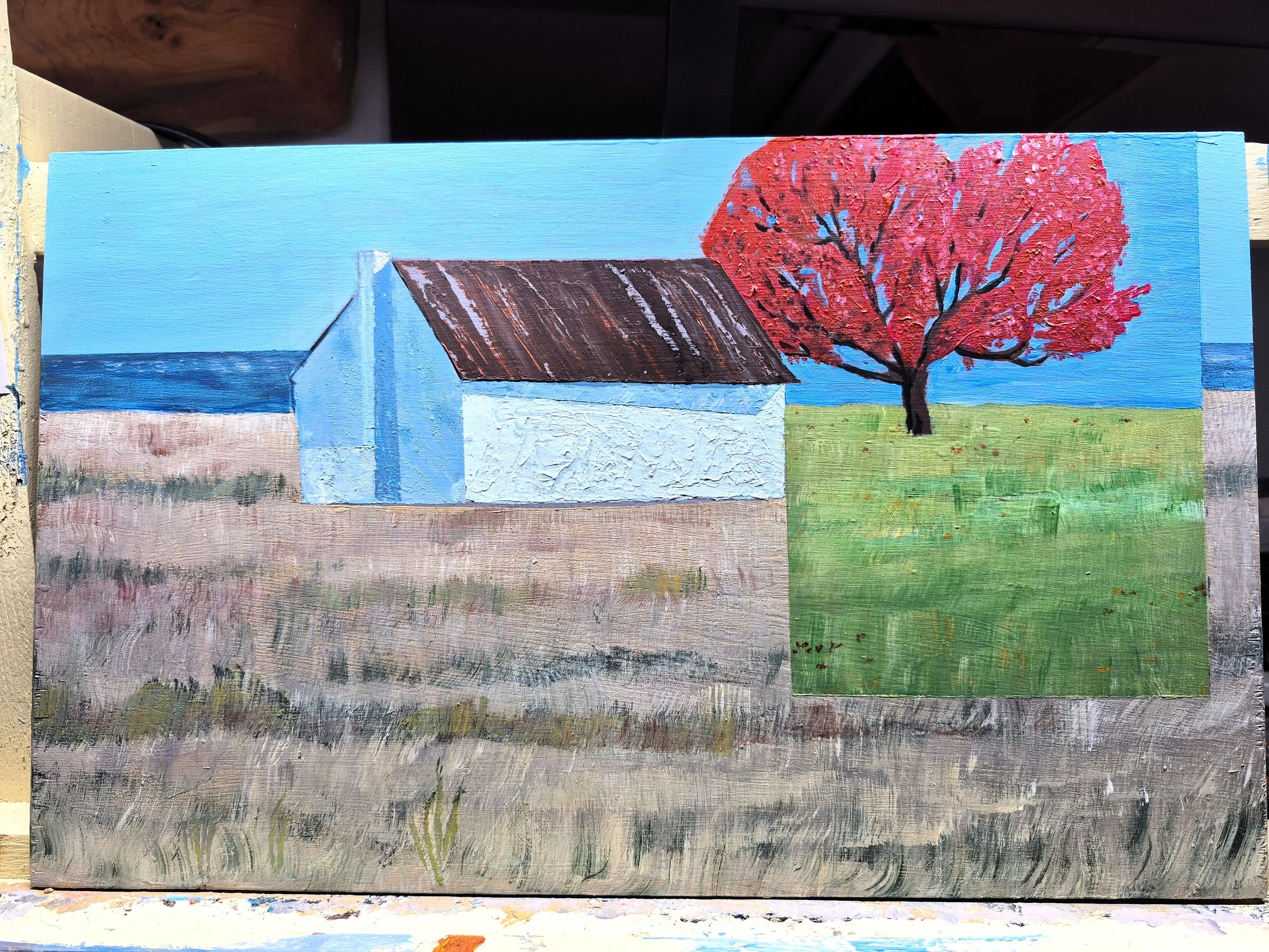 Abstract - landscapes merged