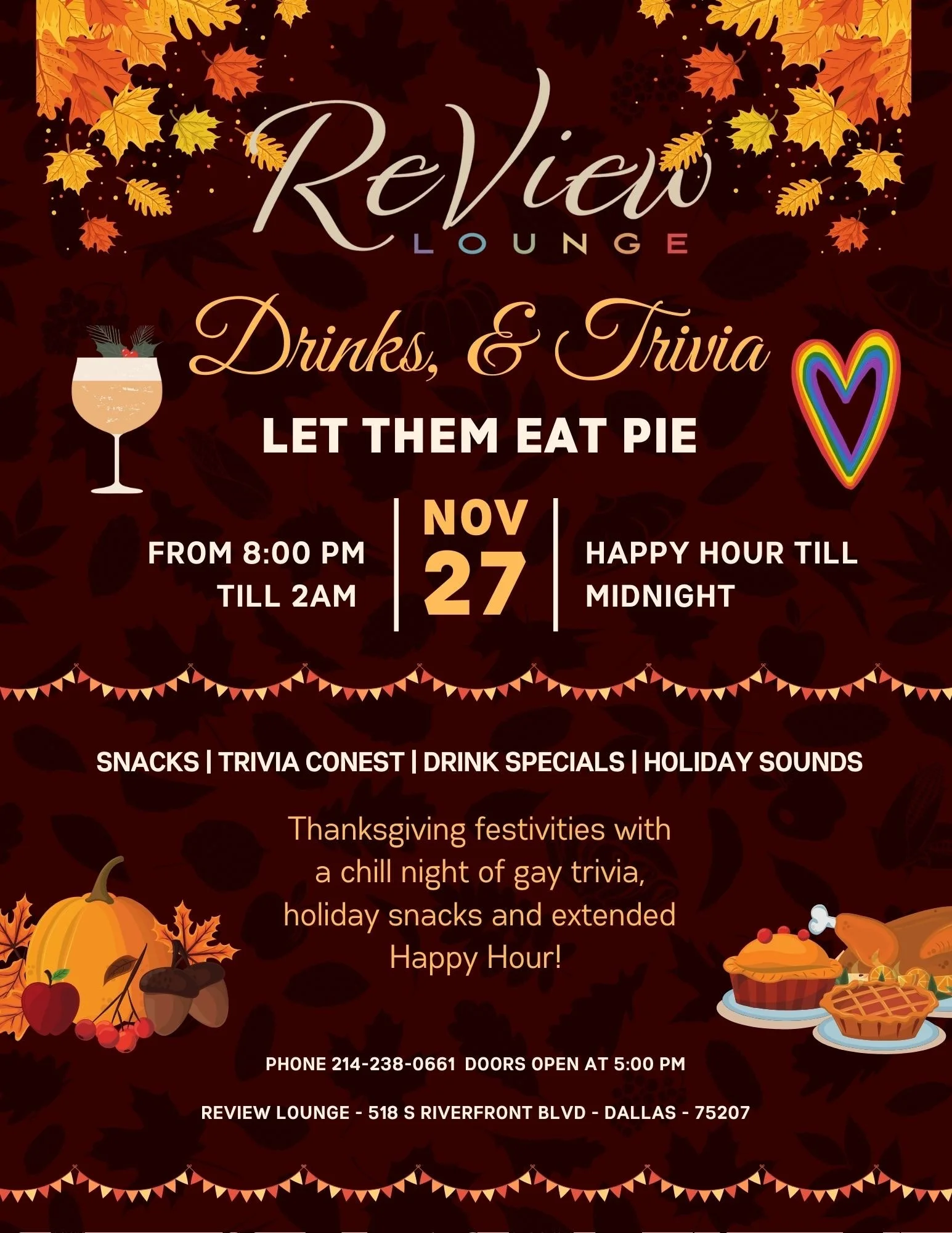 Trivia (Thanksgiving) Thursday!