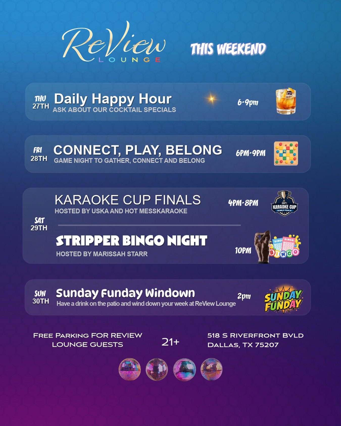 This weekend @reviewloungedallas  #gaydallas