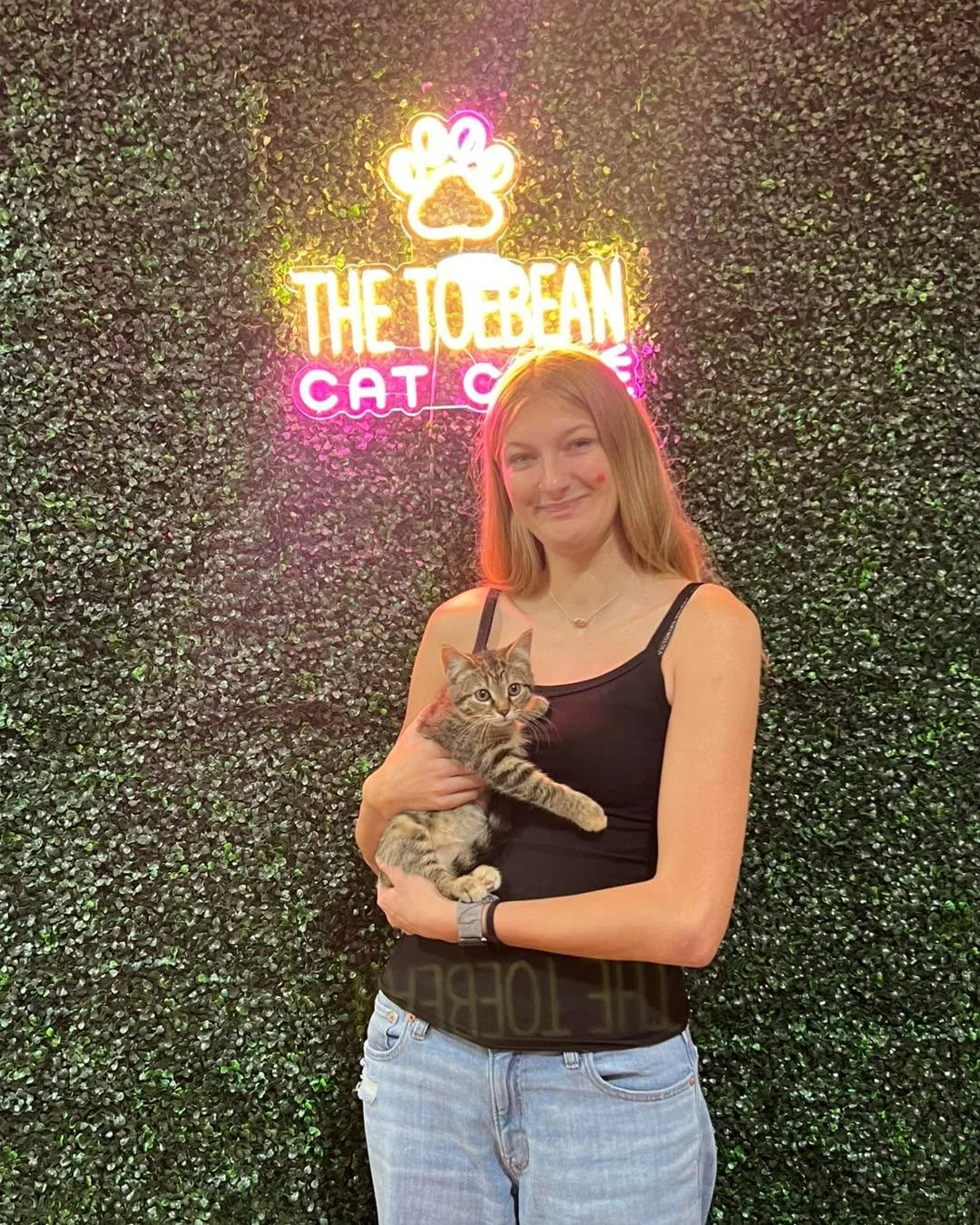 Alyse from Star City TNR and Rescue is adoption number 97!!! She wasn&rsquo;t here for long! This little cutie is already so loved ❤️