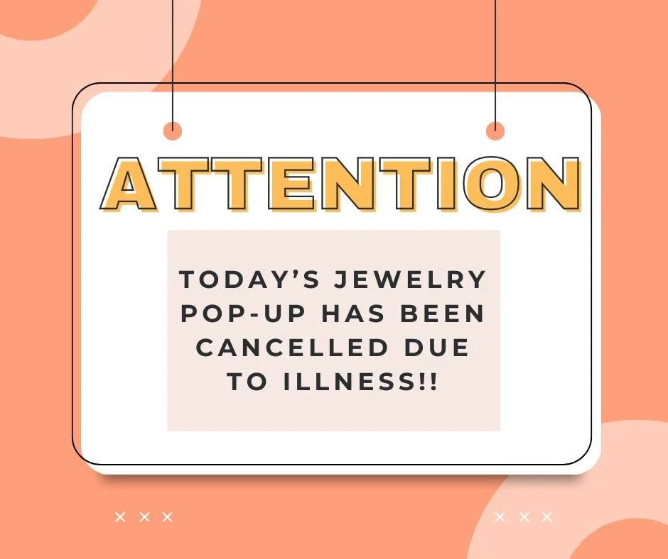 We are so sorry to inform you that Jessica with the Honey Spark had to cancel the pop-up event due to illness! We will let you know when we reschedule!
