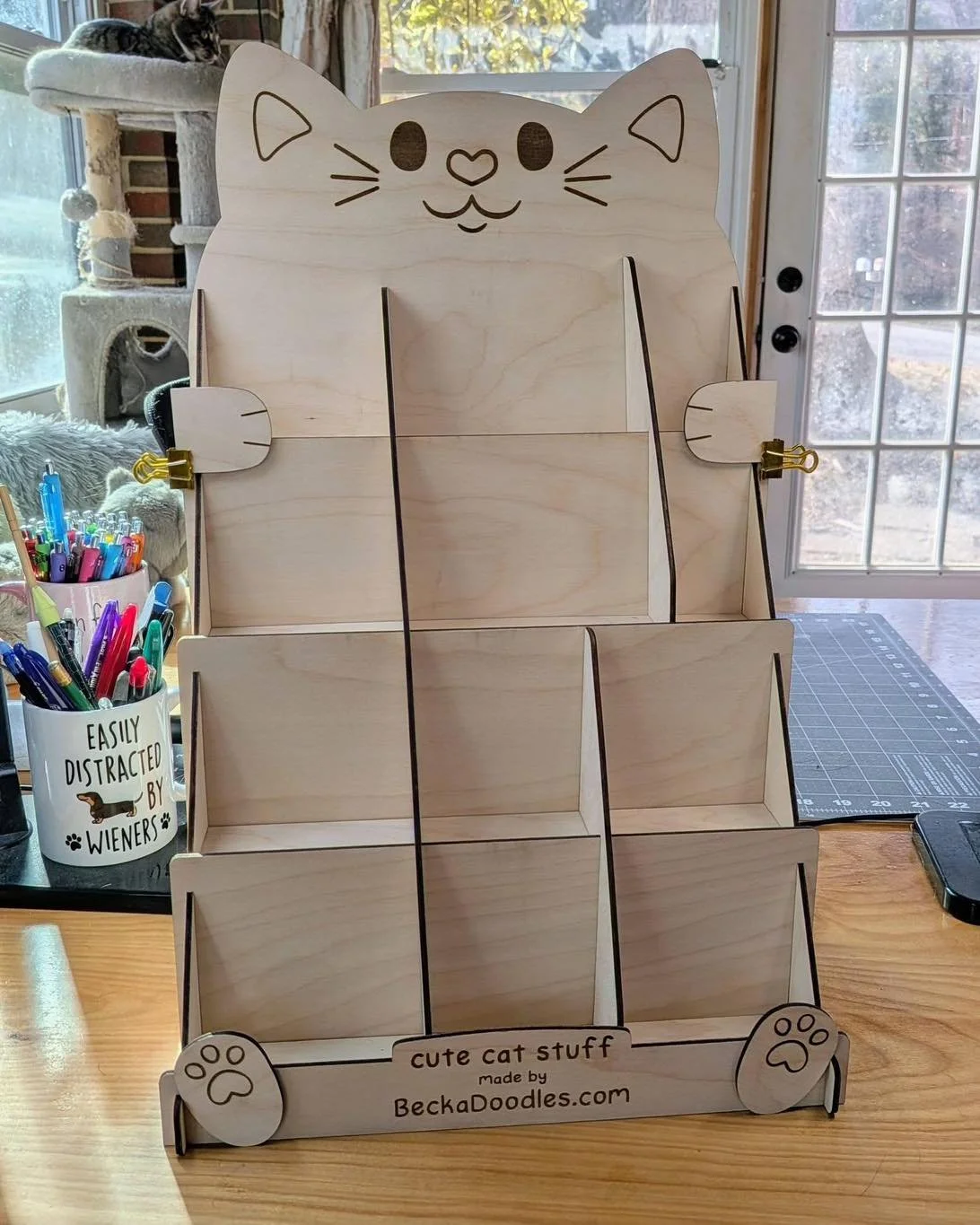 We are excited to welcome several new local artists whose creations are available to purchase at the cafe! Beckadoodles stickers, magnets, and pins will be in the cafe beginning next Tuesday! You&rsquo;ll also see some new art on our walls to beautif