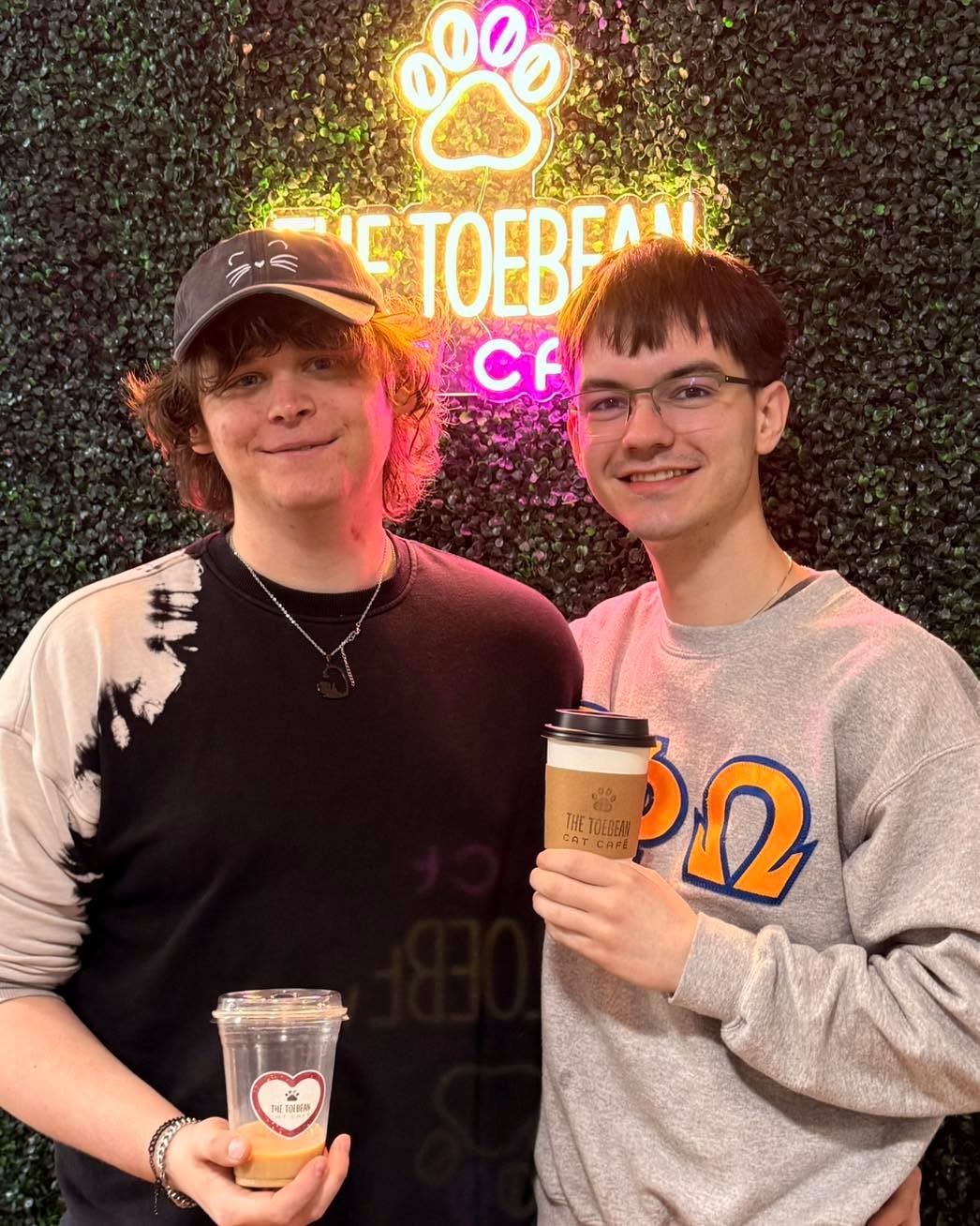 Check out this awesome cat hat one of our lovely customers is wearing! We have several available in different colors-come snag you one!