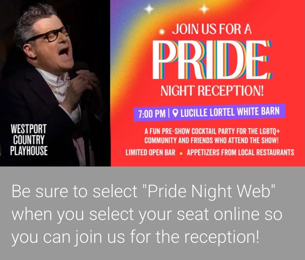 Our neighbors at the @wcplayhouse are hosting a special Pride Night Reception before an incredible performance by Isaac Mizrahi on Saturday, March 7.

Join the celebration at 7PM for a pre-show cocktail reception featuring:
&bull; A limited open bar
