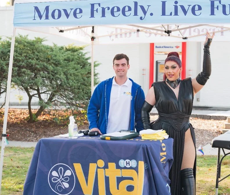 Another friendly face you may recognize from past events! Make sure to stop by and give the warmest hello to @thevitalstretch_wilton while you&rsquo;re at Pride on Sunday 💖 

We&rsquo;re so excited to have them with us this year!

#wiltonpride #wilt